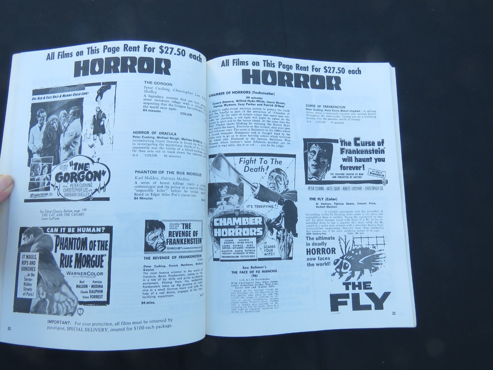 Budget Films 16 mm Rental Catalogue 1970’s PB Book Rare