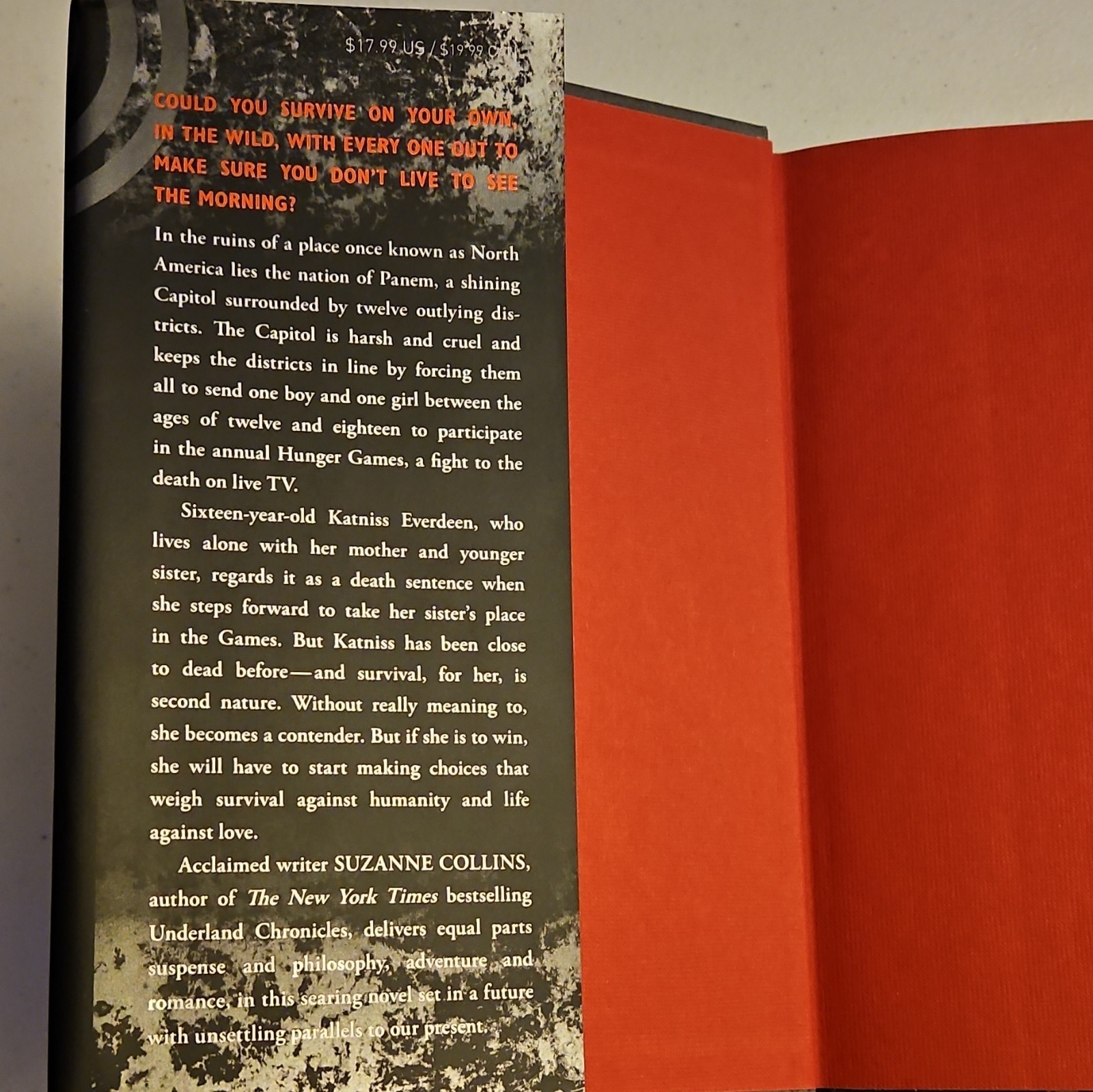 The Hunger Games Book 1 Hardcover 2008 Scholastic 1st Edition