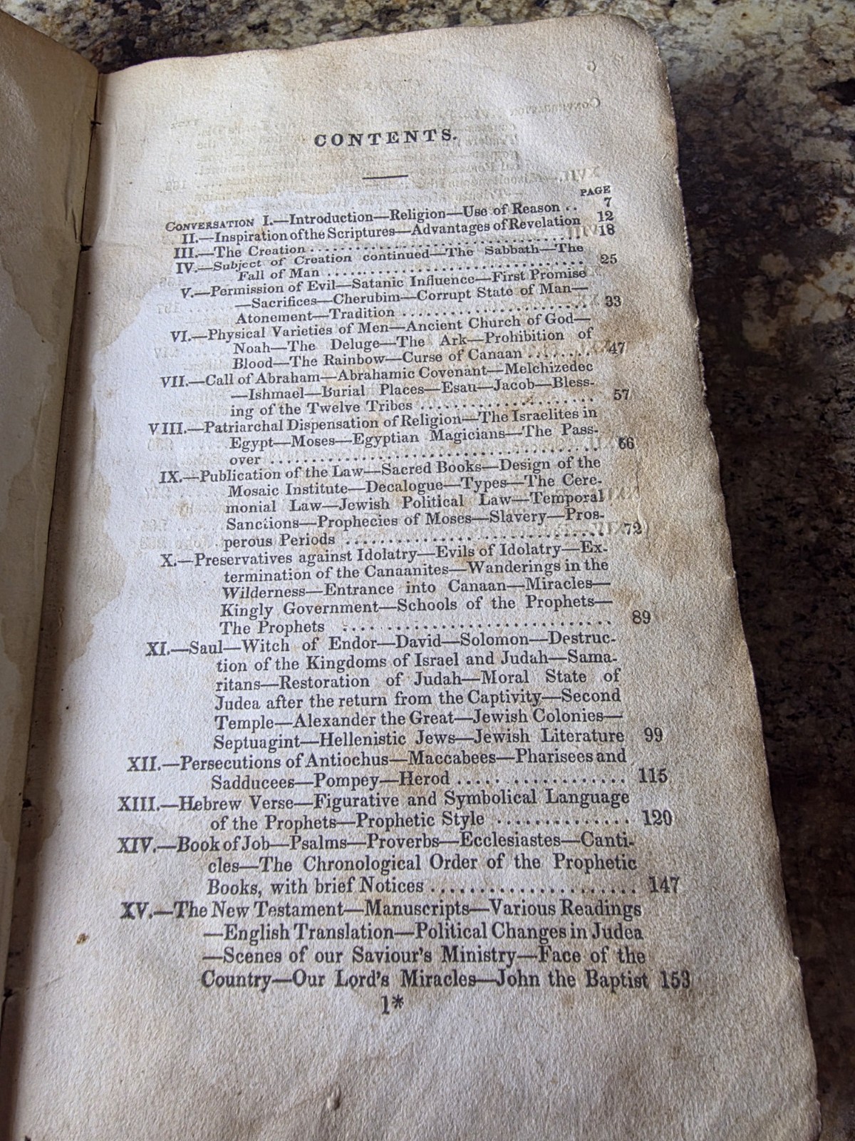 1832 Richard Watson Conversations for the Young Holy Scriptures Antique Leather