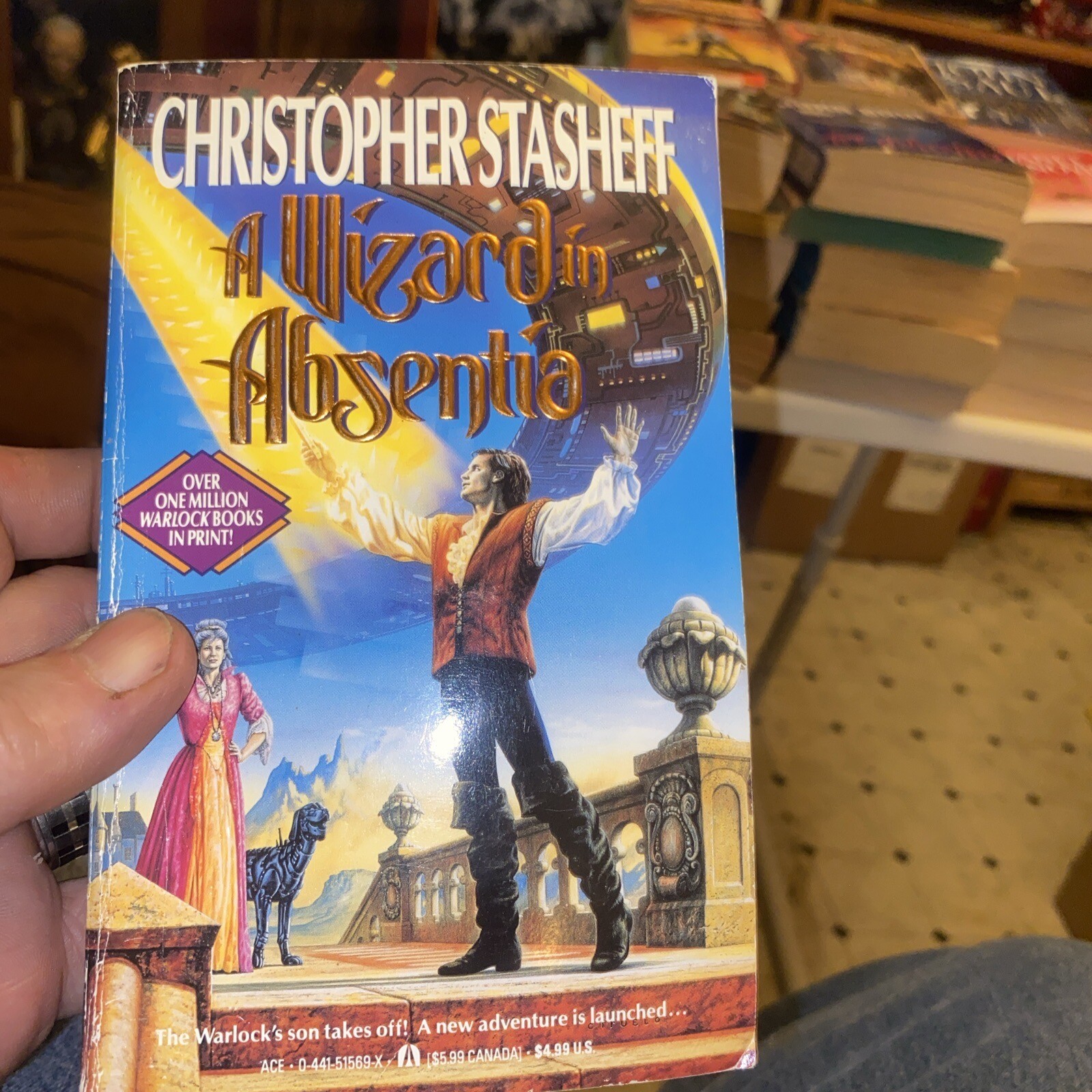 A Wizard in Absentia by Christopher Stasheff (1993, Mass Market)