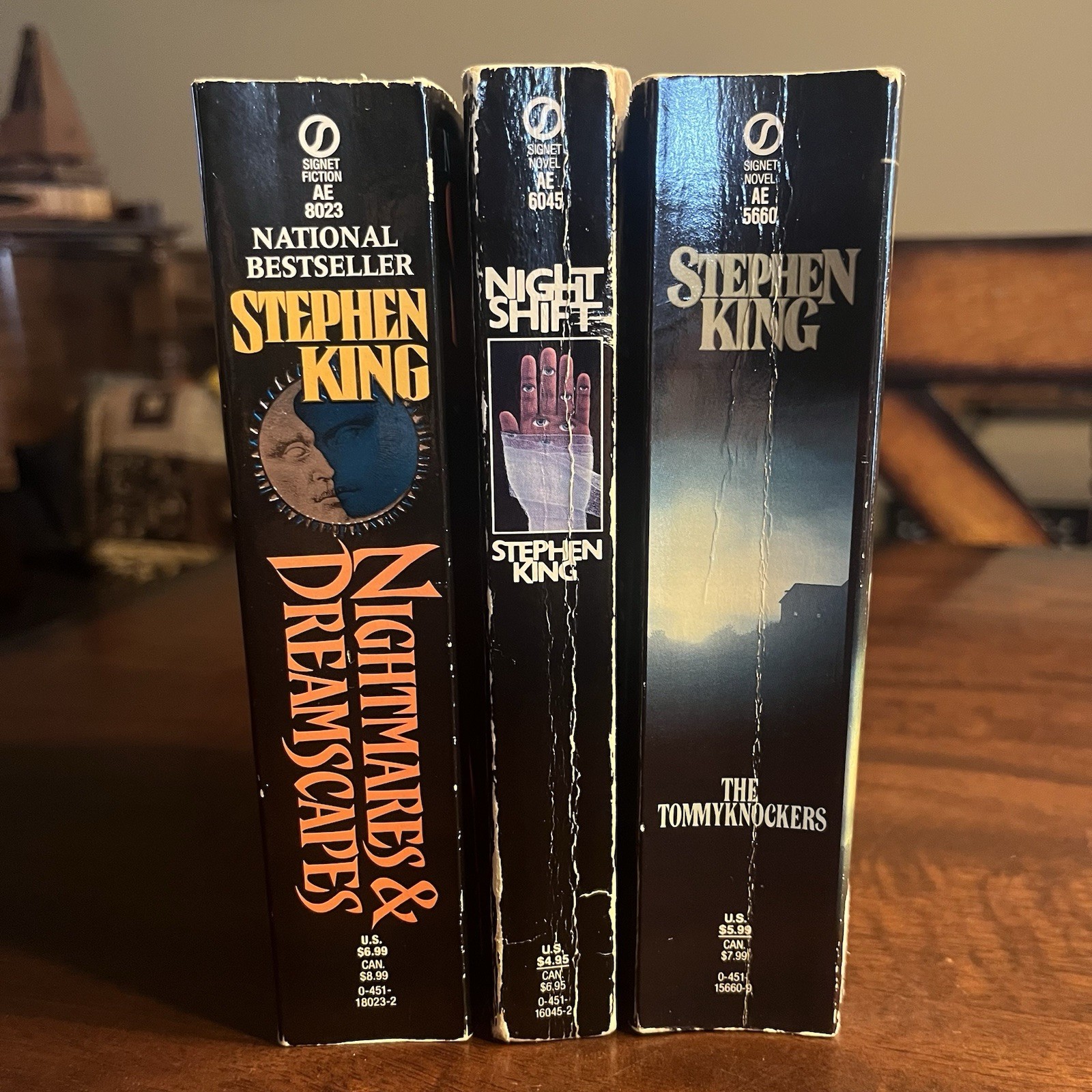 Stephen King Vintage Paperback Lot (3) Night Shift Tommyknockers Nightmares