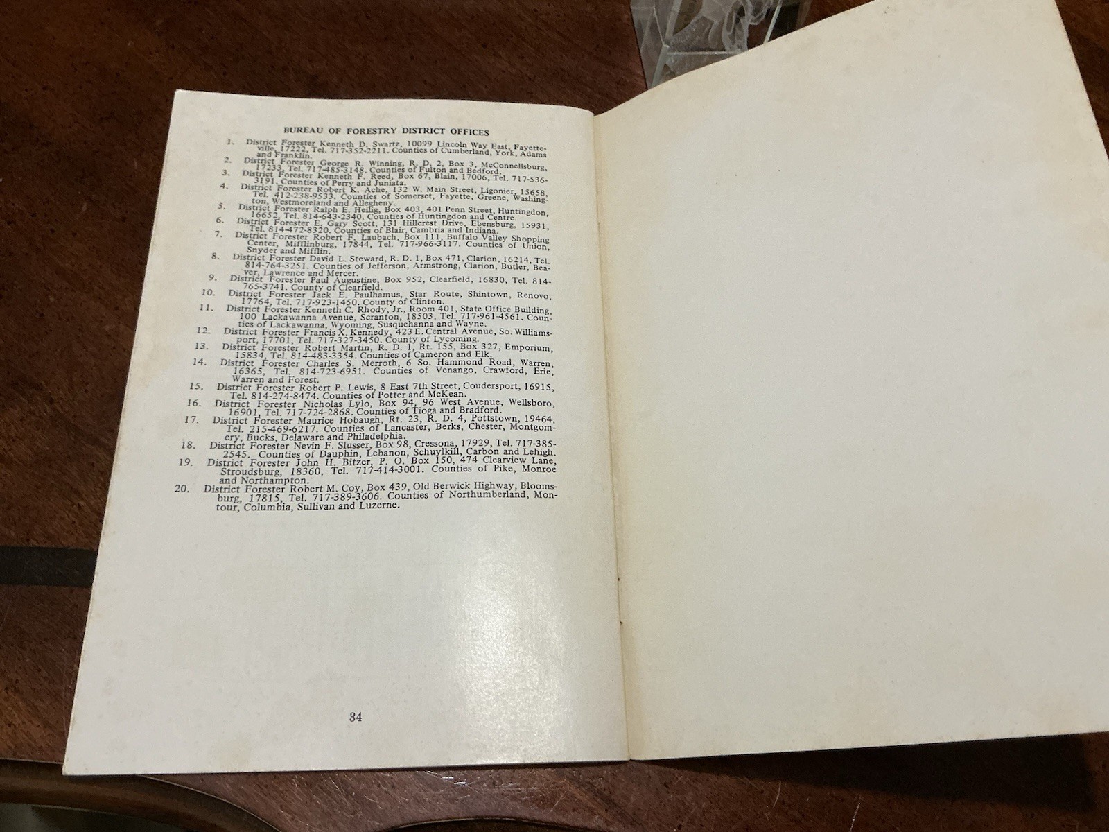 1980 the gypsy moth commonwelth of pennsylvania book 34 pages Paperback VG