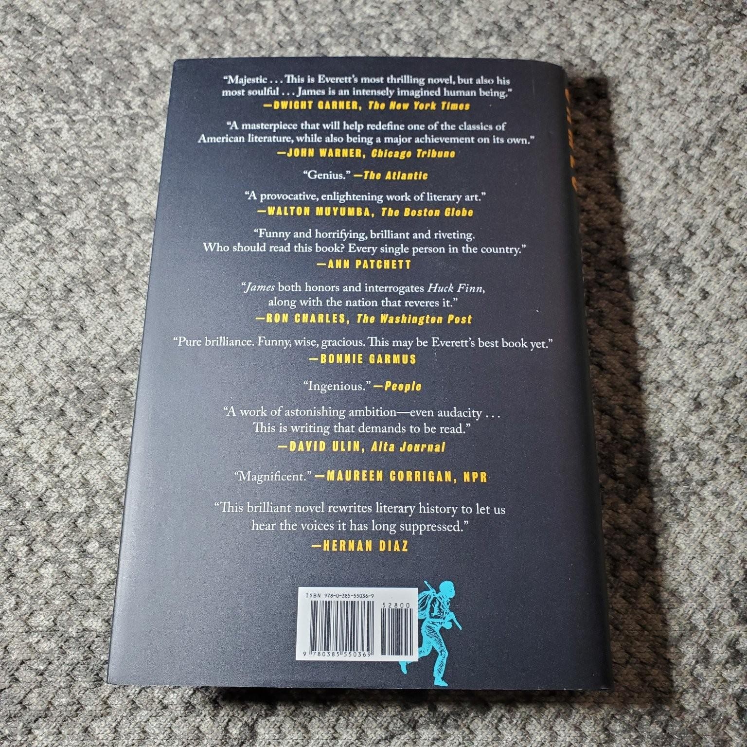 James Percival Everett 2024 First Edition Hardcover Book HCDJ
