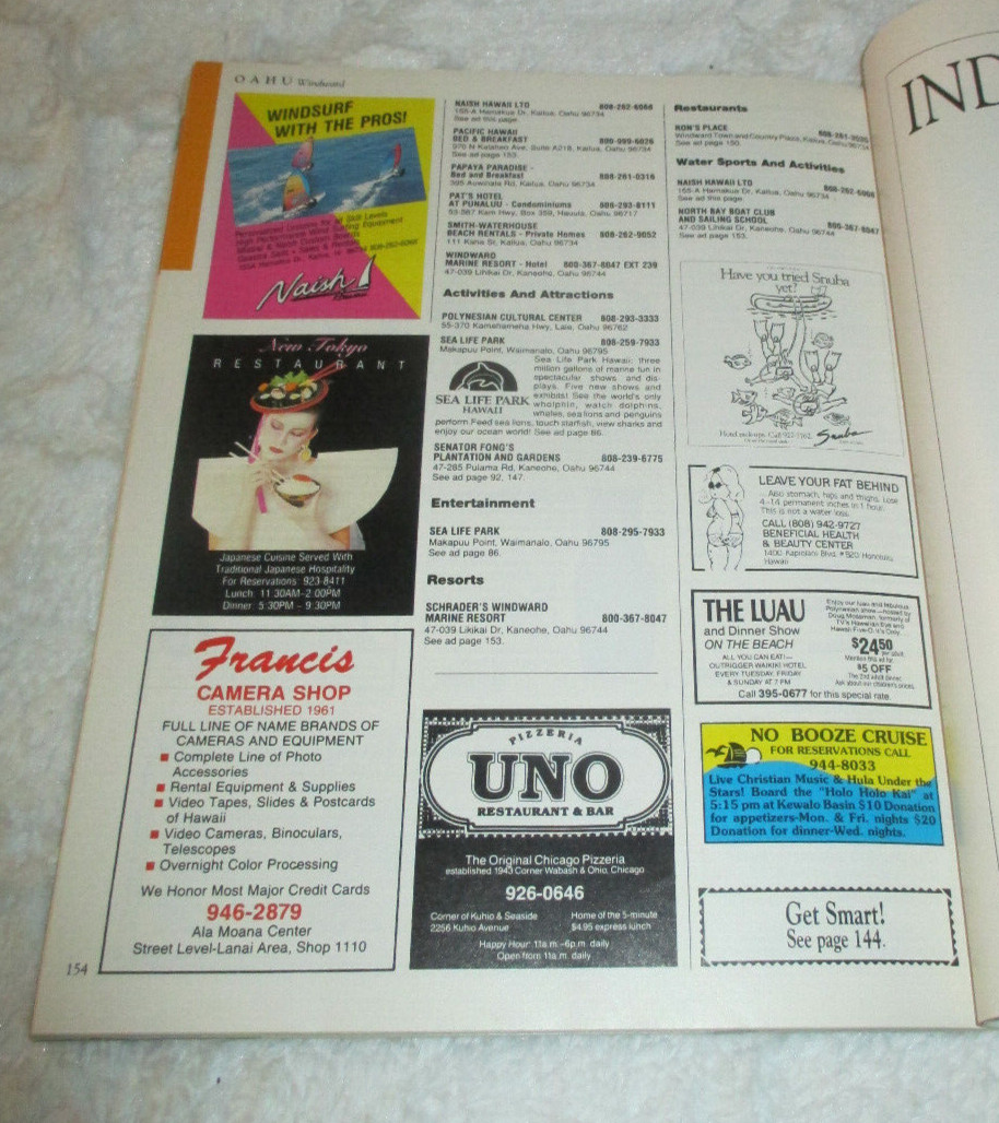 The Official 1990-91 Travel Guide Of The Hawaii Visitors Bureau Vacation Planner
