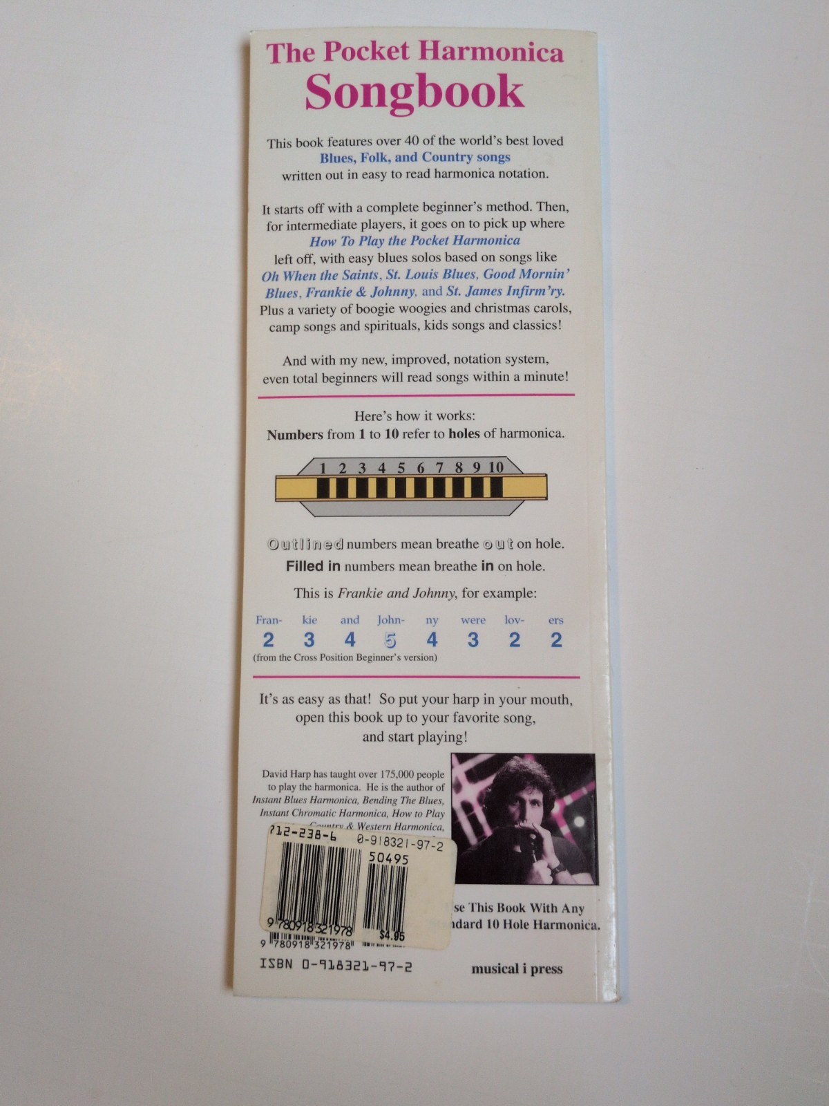 The Pocket Harmonica & How To Play County & Western Harmonica, David Harp Bundle
