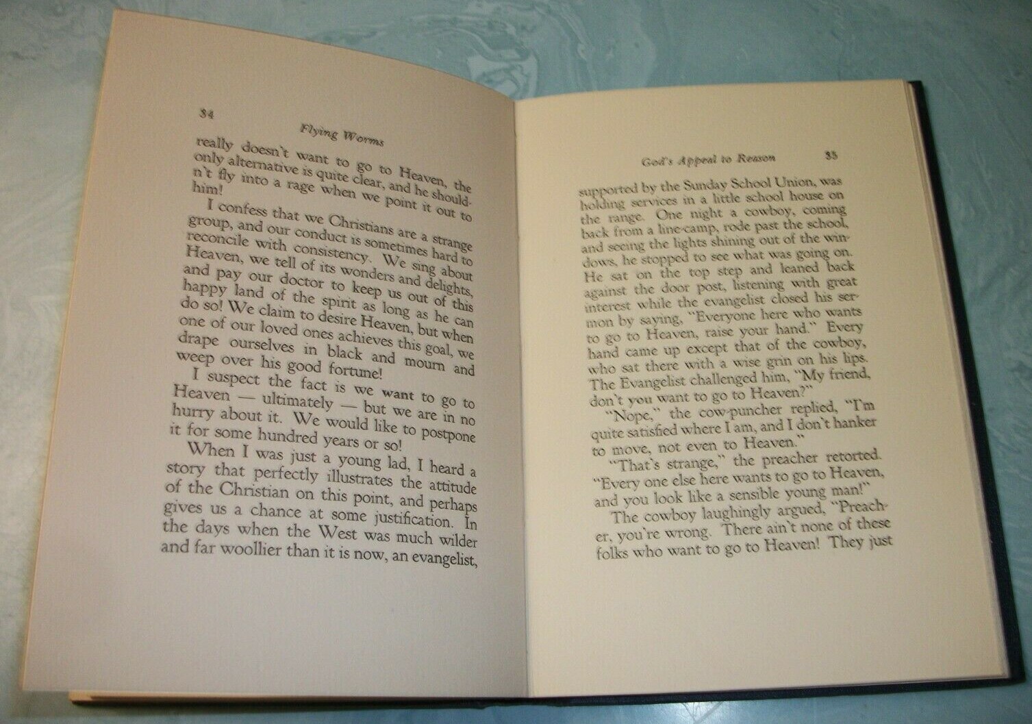 RARE: Vintage Flying Worms by Harry Rimmer Hardcover 1943 First Edition