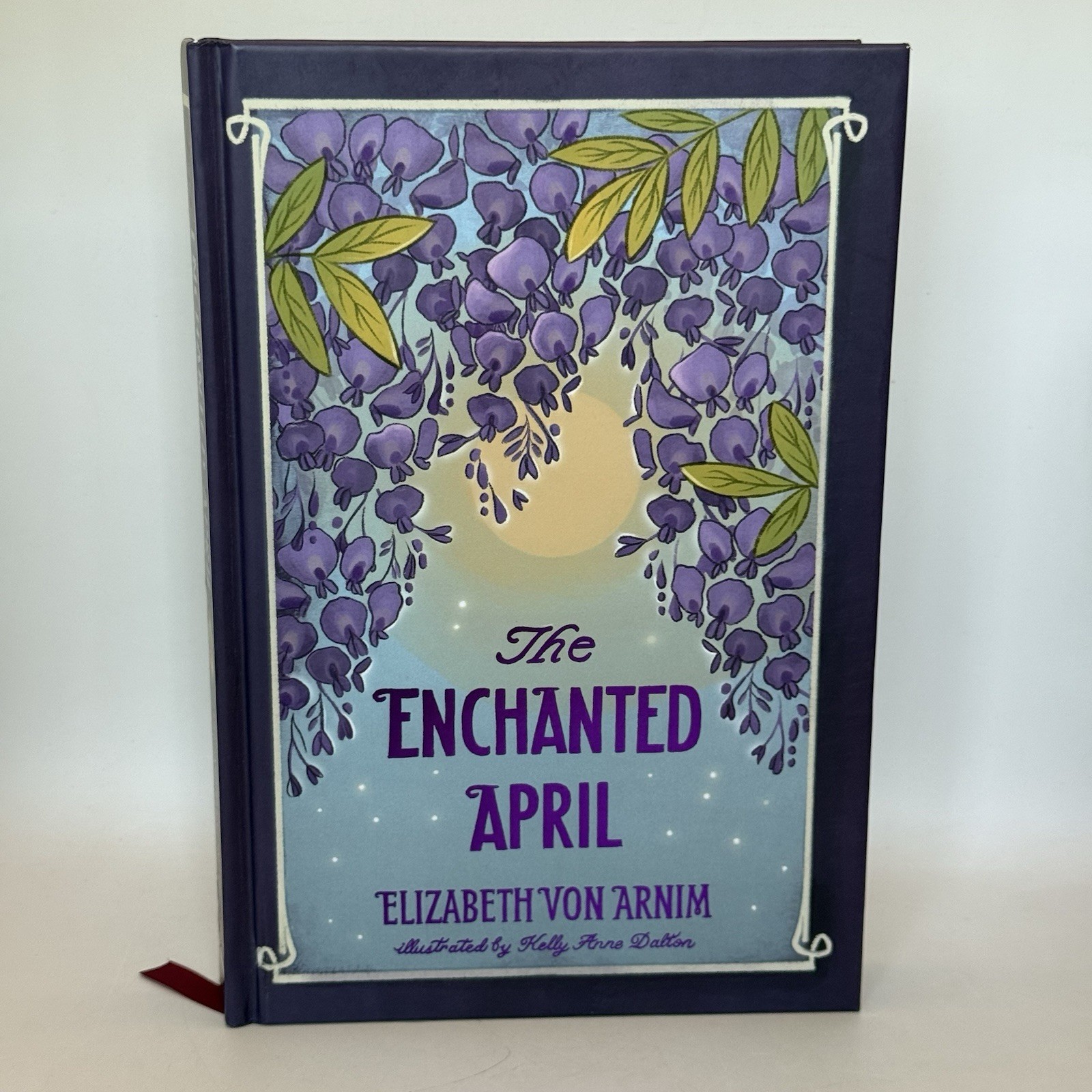 Enchanted April Elizabeth von Arnim SPRAY EDGES ILLUSTRATED Kelly Anne Dalton HC