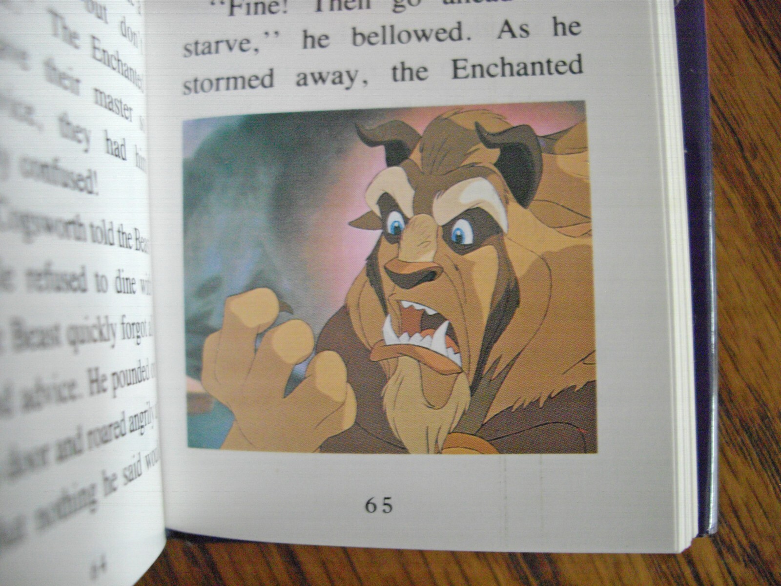 Disney Beauty and the Beast Miniature Hardback 3 1/4″ Book ~