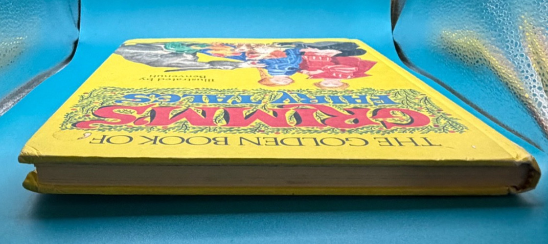 Grimm’s Fairy Tales 1977 Golden Book Deluxe Hardcover Benvenuti Illus 140 Pages