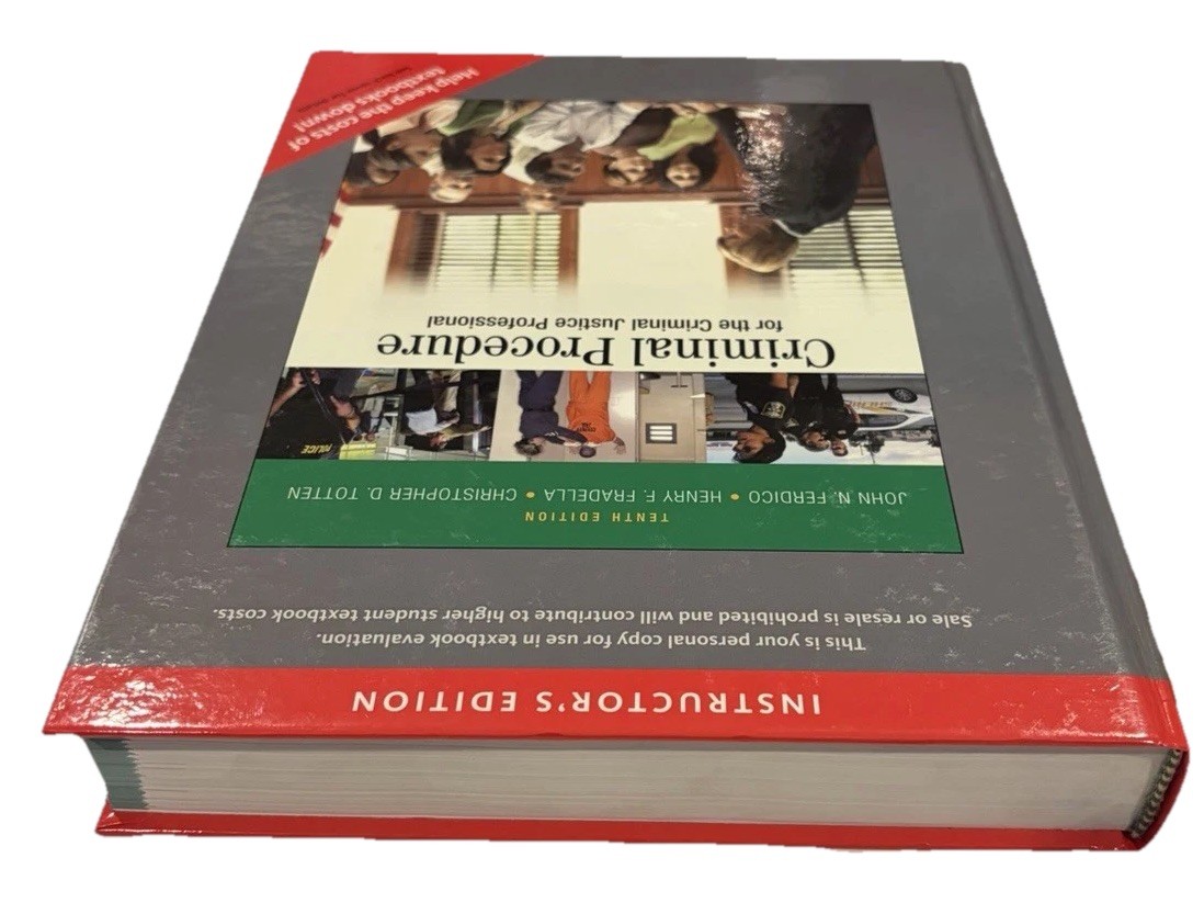Criminal Procedure Criminal Justice Professional 10th Ed Instructor HC Ferdico