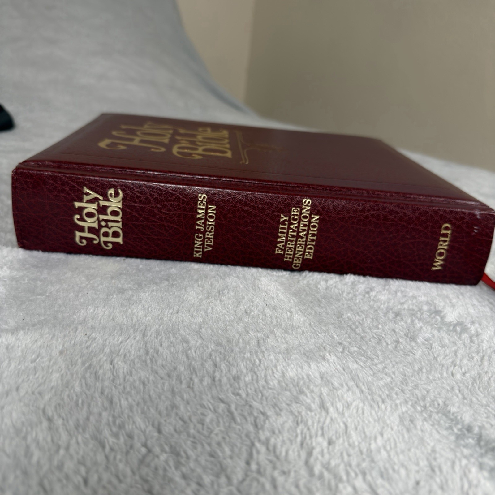 The Holy Bible Family Heritage Generations Edition King James version- KJV Red