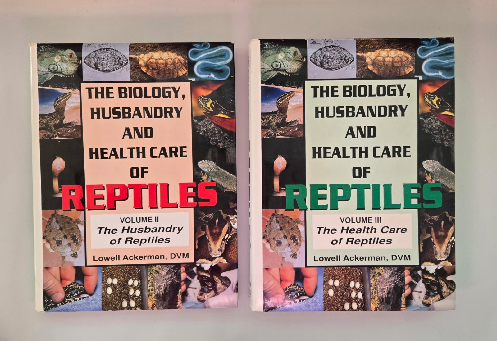 The Biology Husbandry and Health Care of Reptiles Vol. 2 & 3 Lot of 2 Ships Fast