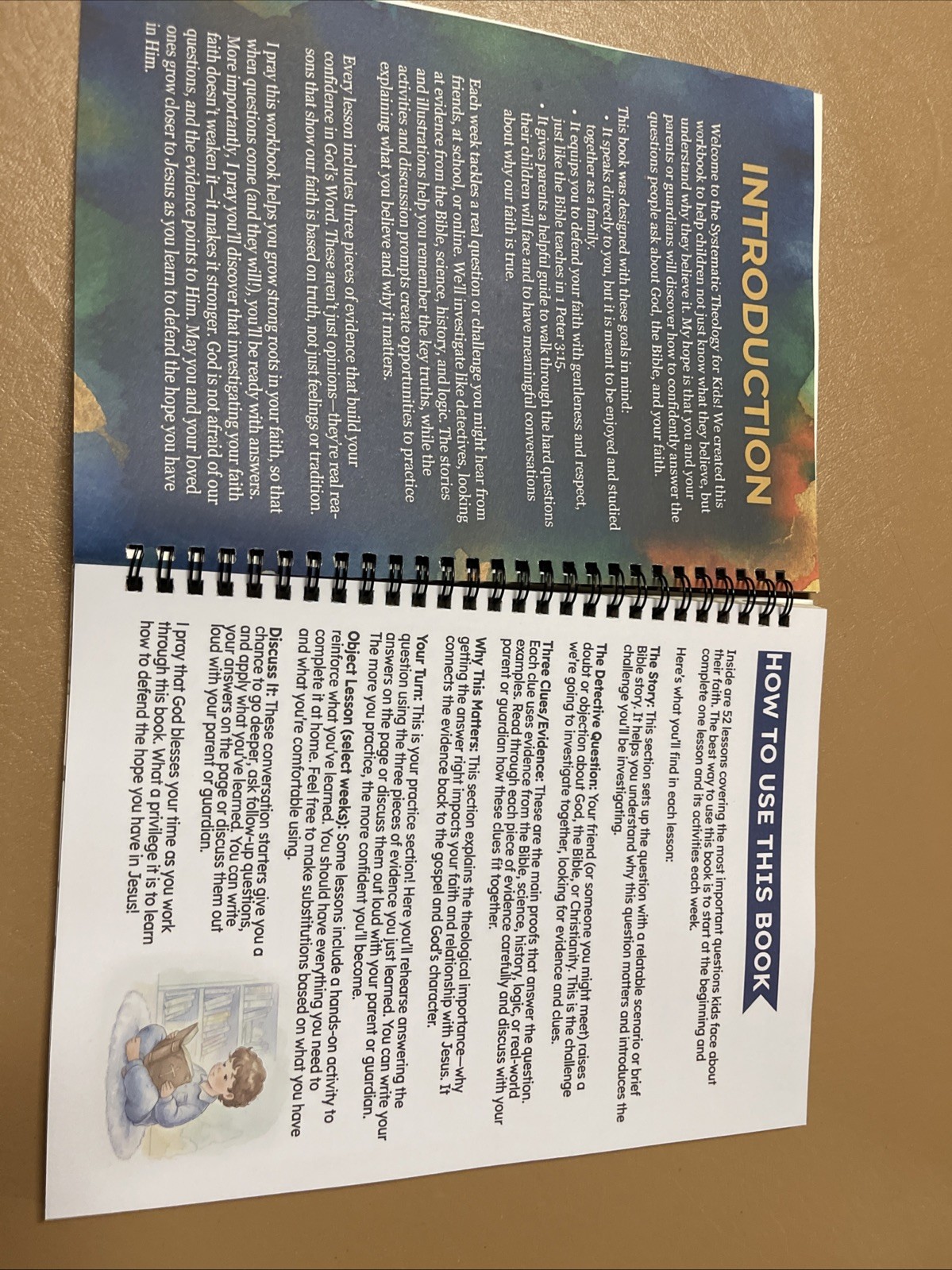 Valorrea Systematic Theology for Kids Spiral Bound Workbook Ages 9-12