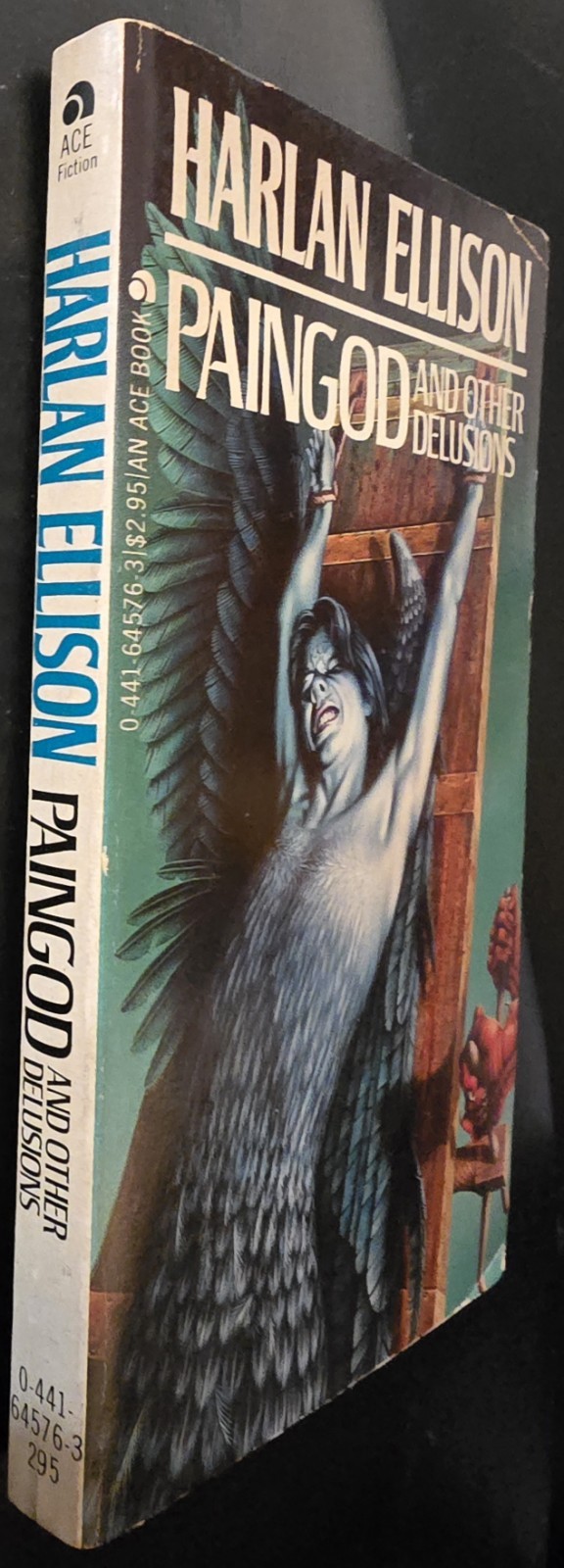 Harlan Ellison PAINGOD &OTHER DELUSIONS vintage Ace Paperback Barclay Shaw cover