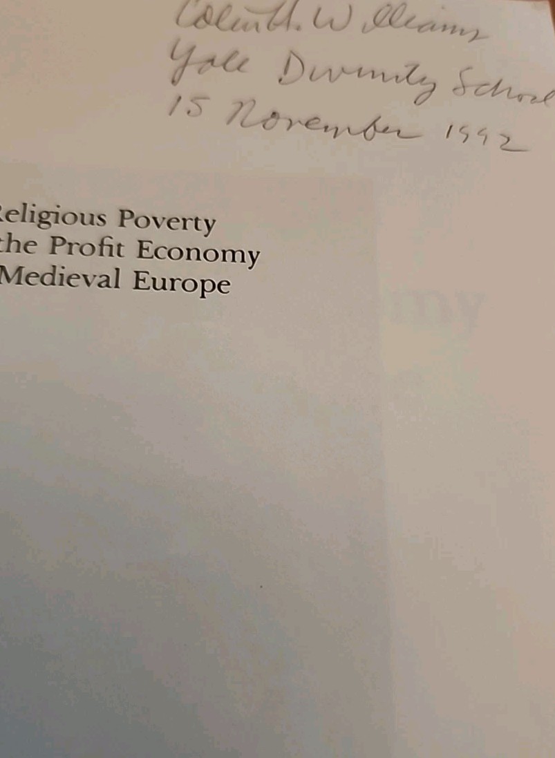 Religious Poverty and the Profit Economy in Medieval Europe (1978, Tr Pbk)