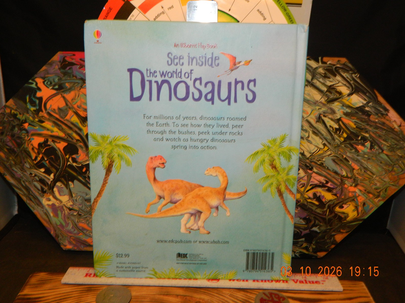 See Inside: The World of Dinosaurs (Usborne Flap Books) By Alex Frith