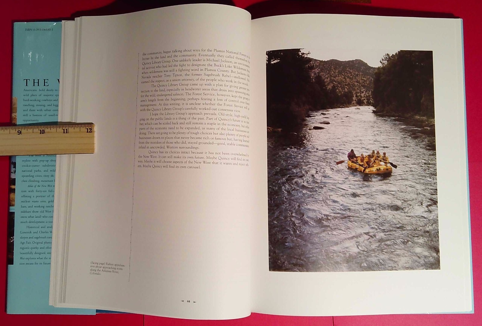 Atlas of the New West, Riebsame, 1997, 1st edition, signed/personalized (A418)