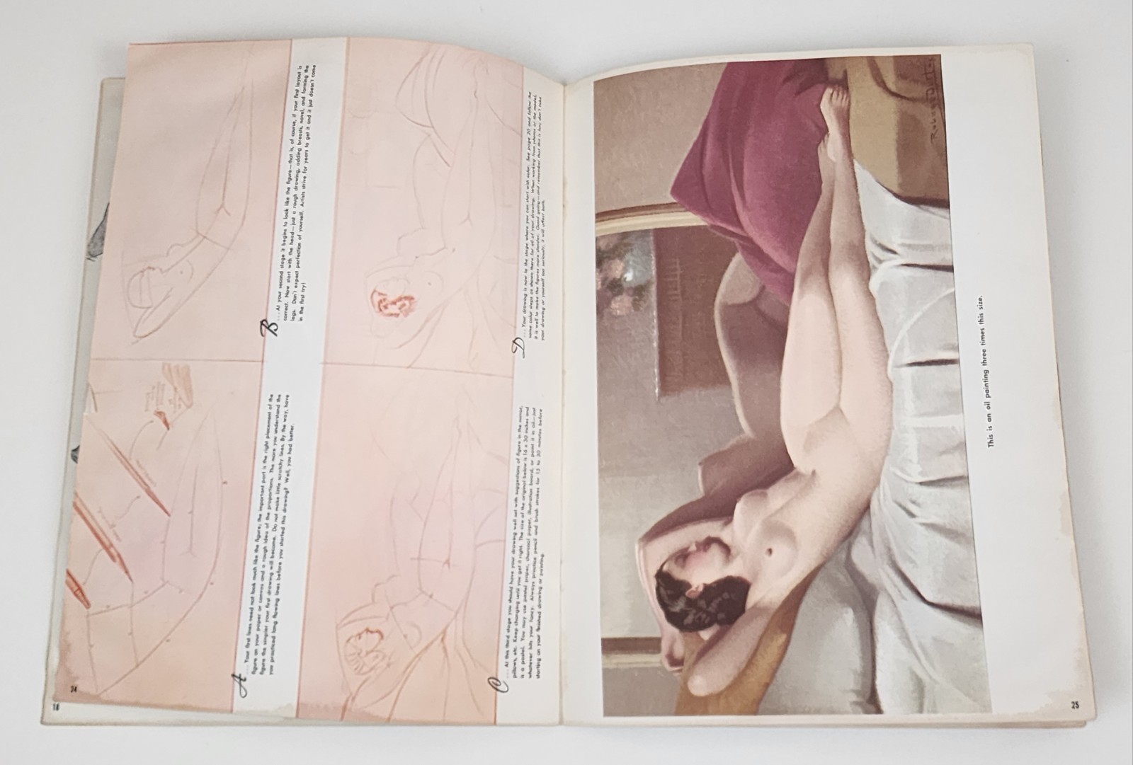 Vintage How To Draw Book The FIGURES FROM LIFE Fritz Willis & Walter T. Foster