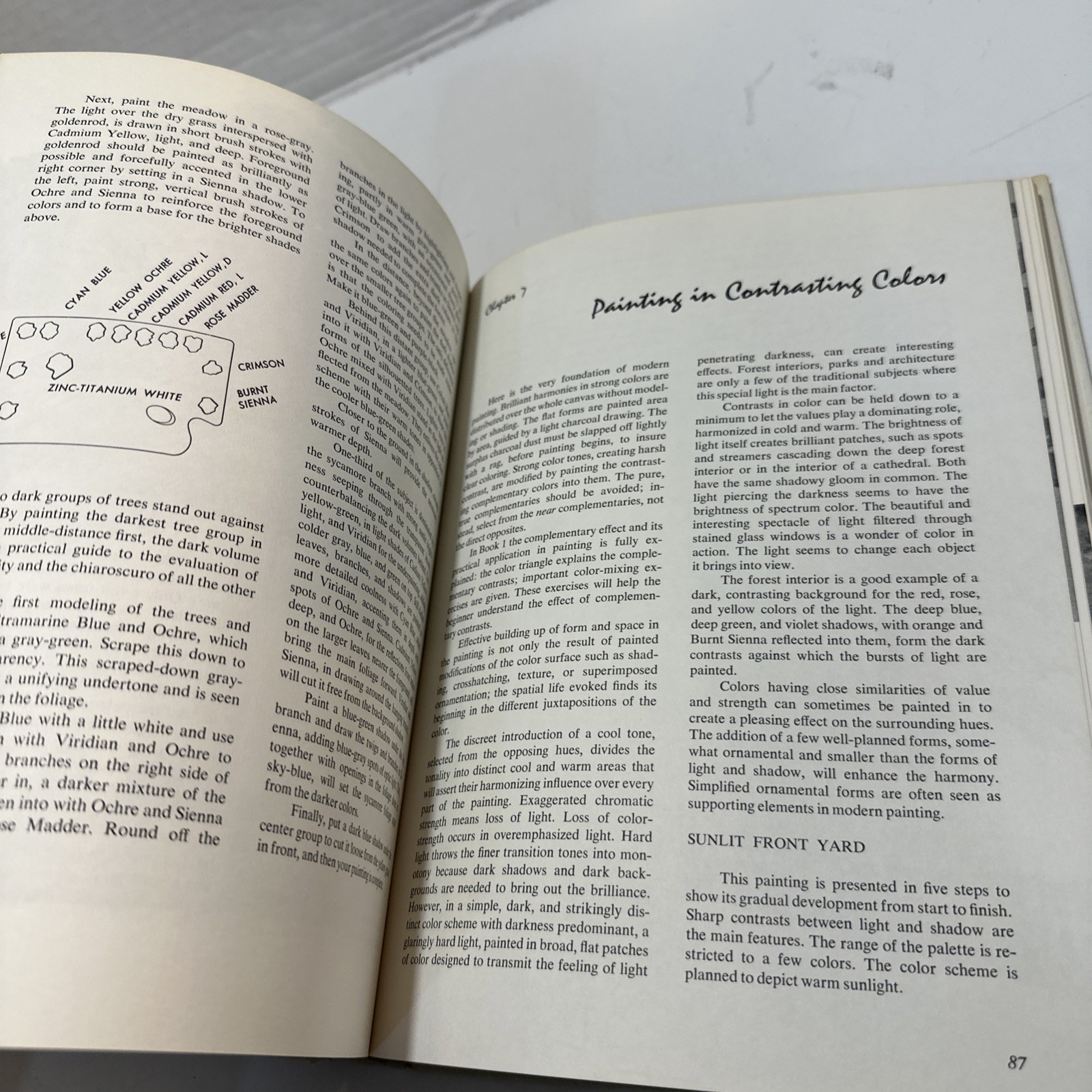 Complete Course in Oil Painting by Olle Nordmark 4 Volumes in 1 (Hardcover 1960)
