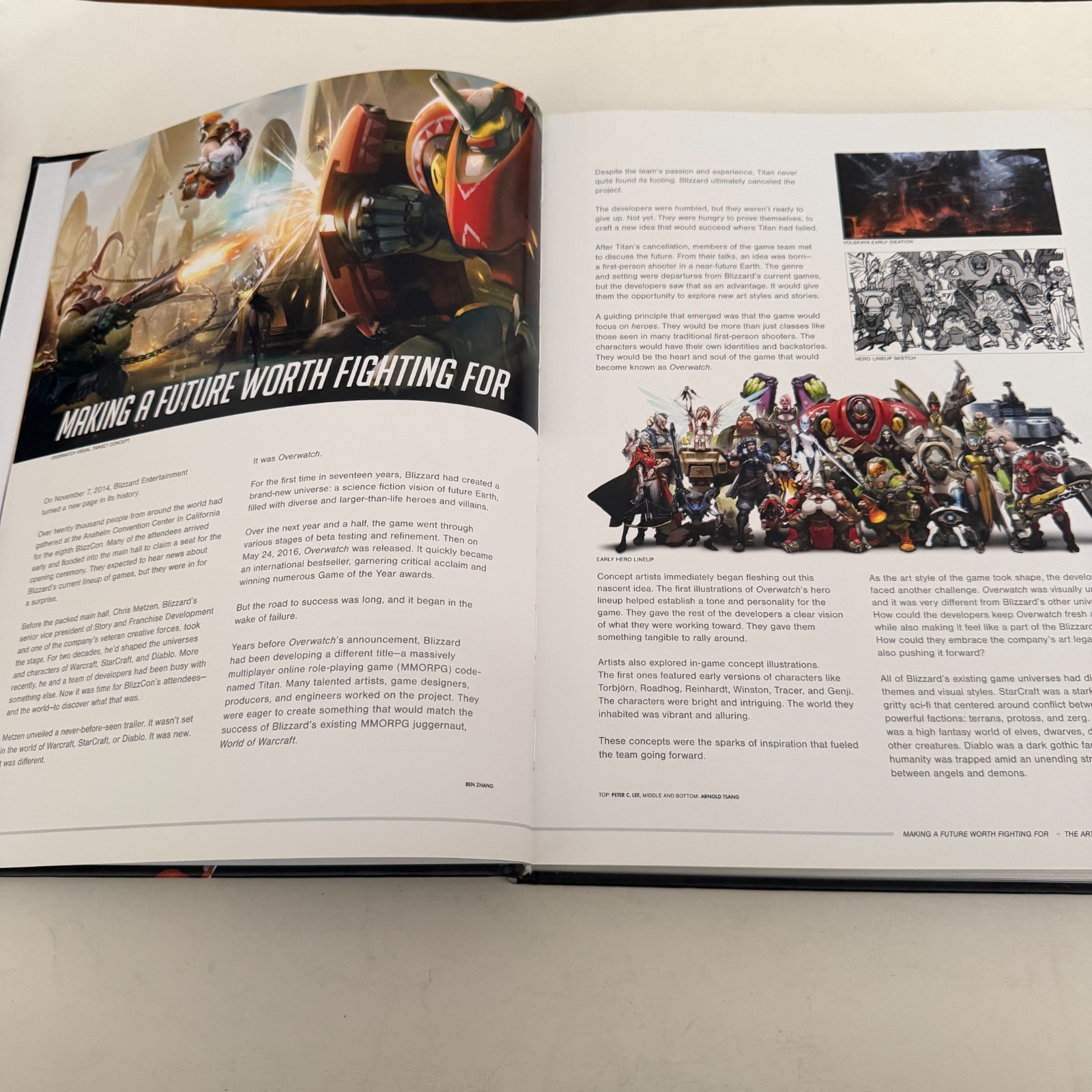 The Art of Overwatch Hardcover 2017 Blizzard Dark Horse Comics