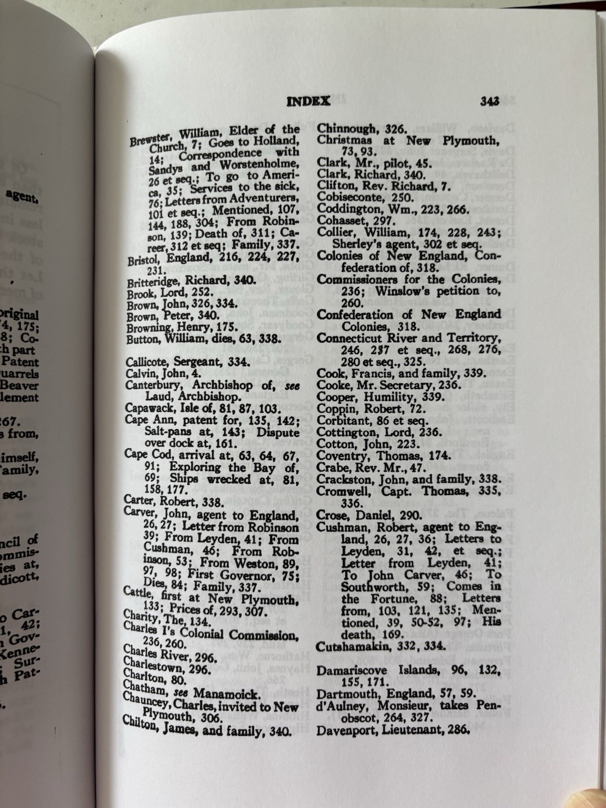 Bradford’s History of the Plymouth Settlement 1608-1650; Scholar Select; 349 pgs