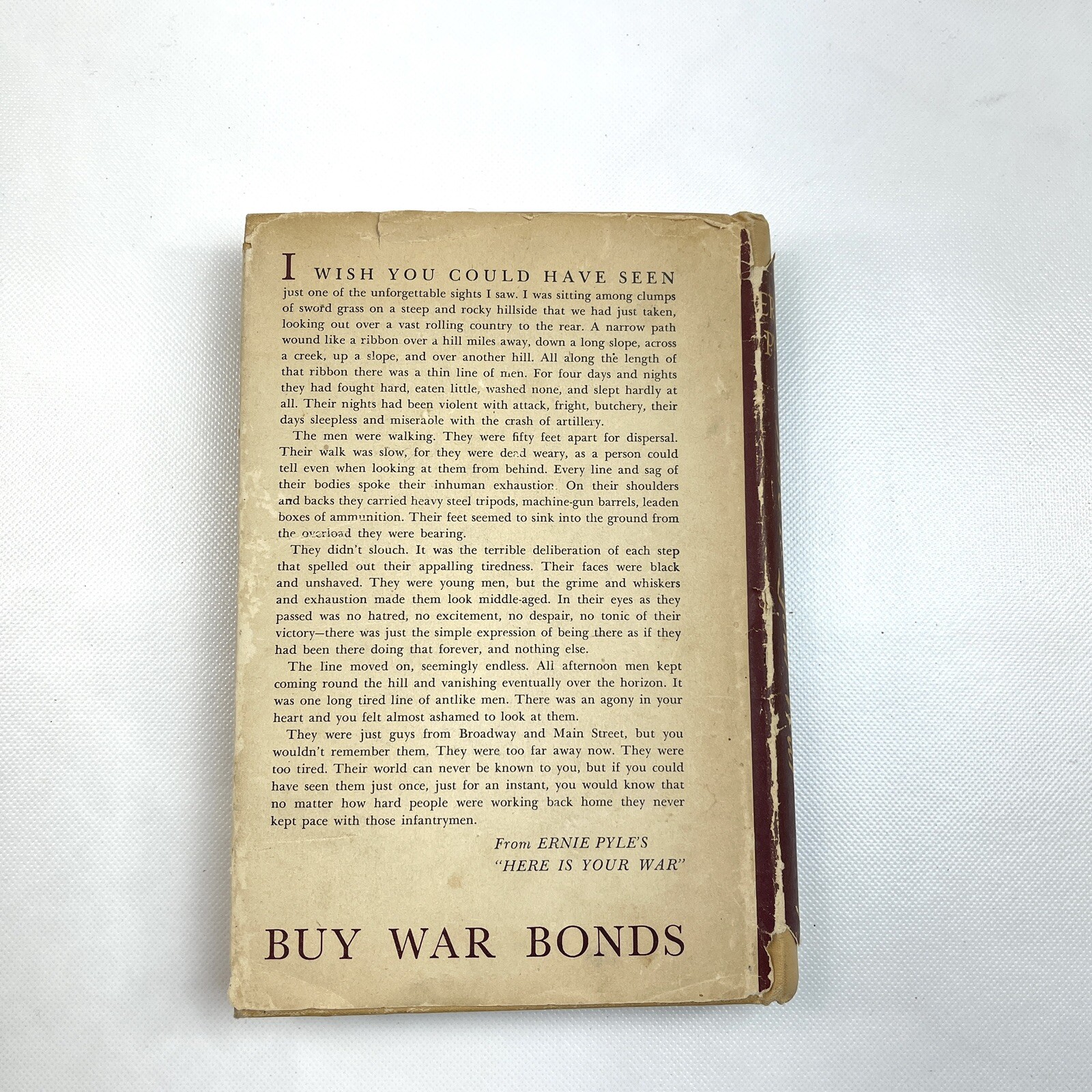 Here Is Your War Ernie Pyle Paperback Book 1943 Henry Holt And Company Inc
