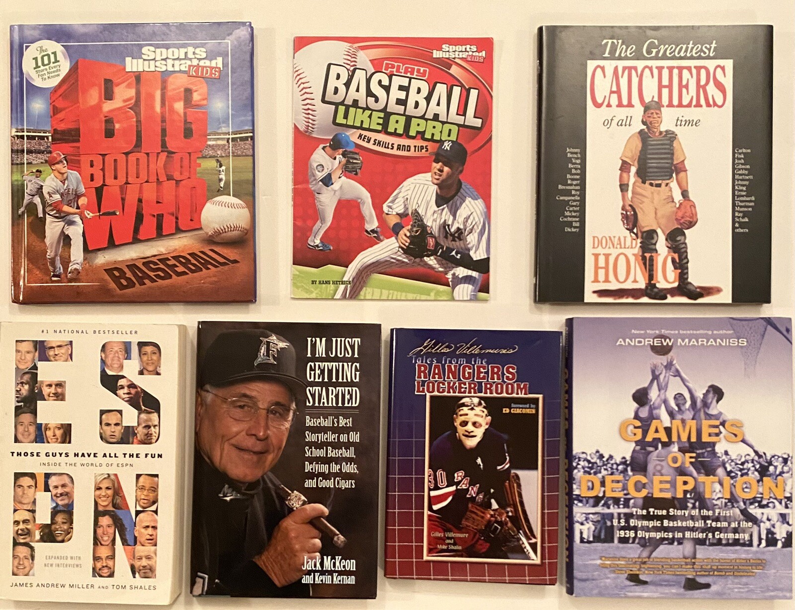 Sports Books. 7 Titles. (5 Hardcover/2 Paperback)