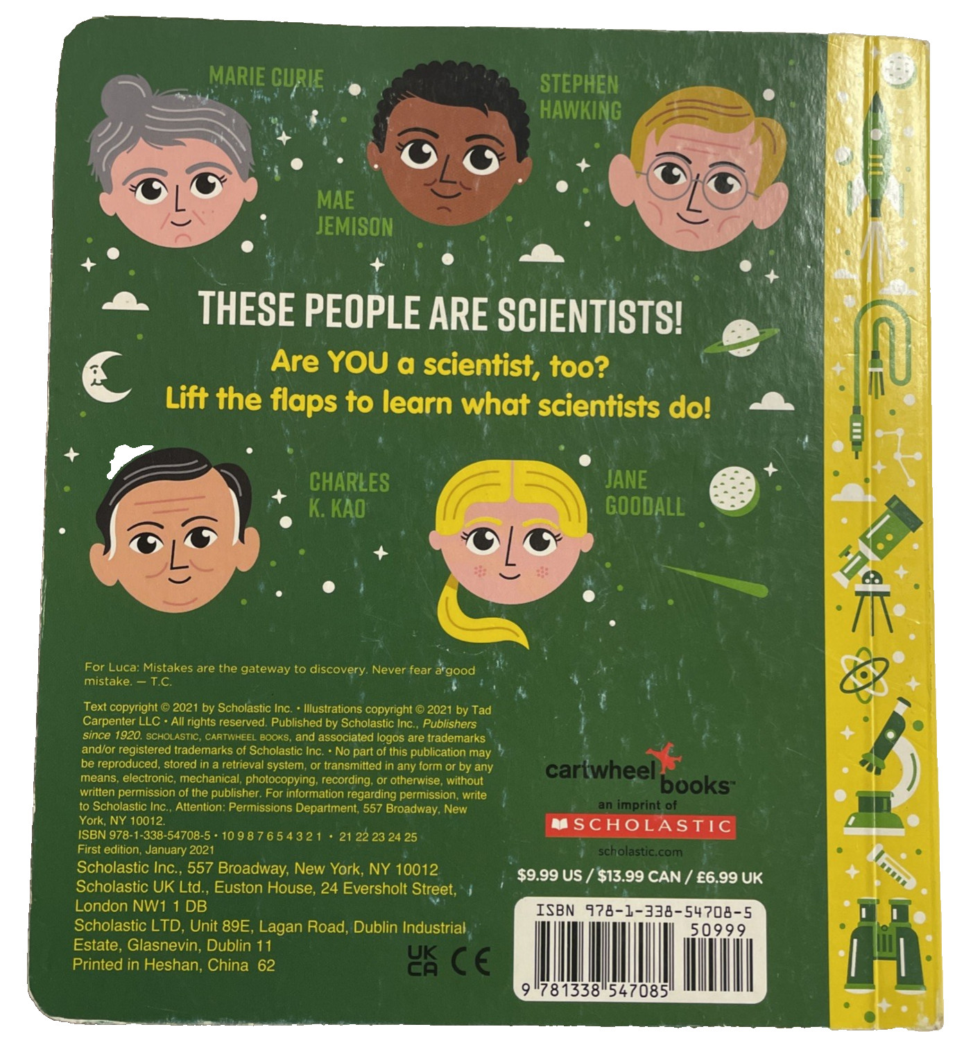 Are You a Scientist? Lift-the-Flap Board Book by Tad Carpenter