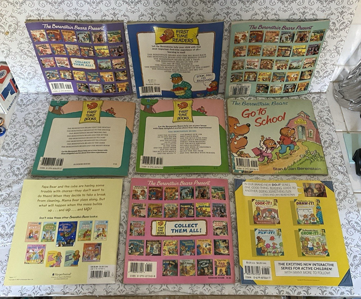 Vintage Lot of 33 Berenstain Bears Books by Stan & Jan Berenstain 1980’s-1990’s