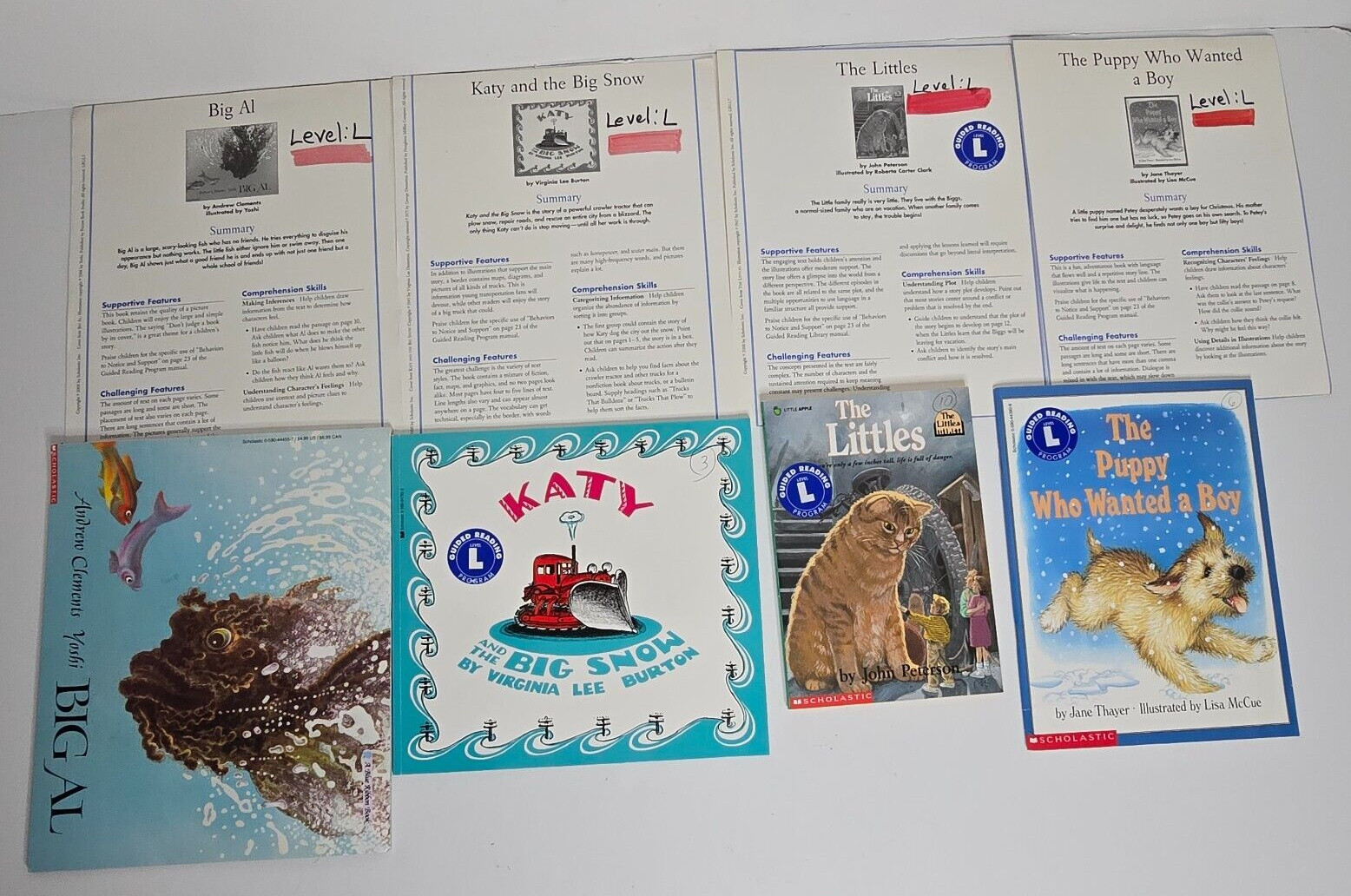 37 Guided Reading Children Books Lot Teacher Grades 2-3 Level L Scholastic Learn