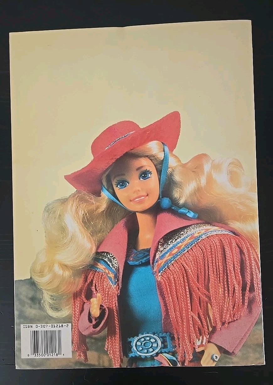 Vintage 1990 Mattel BARBIE Coloring Book A TRIP TO SANTA FE Golden # 1218-5 NOS