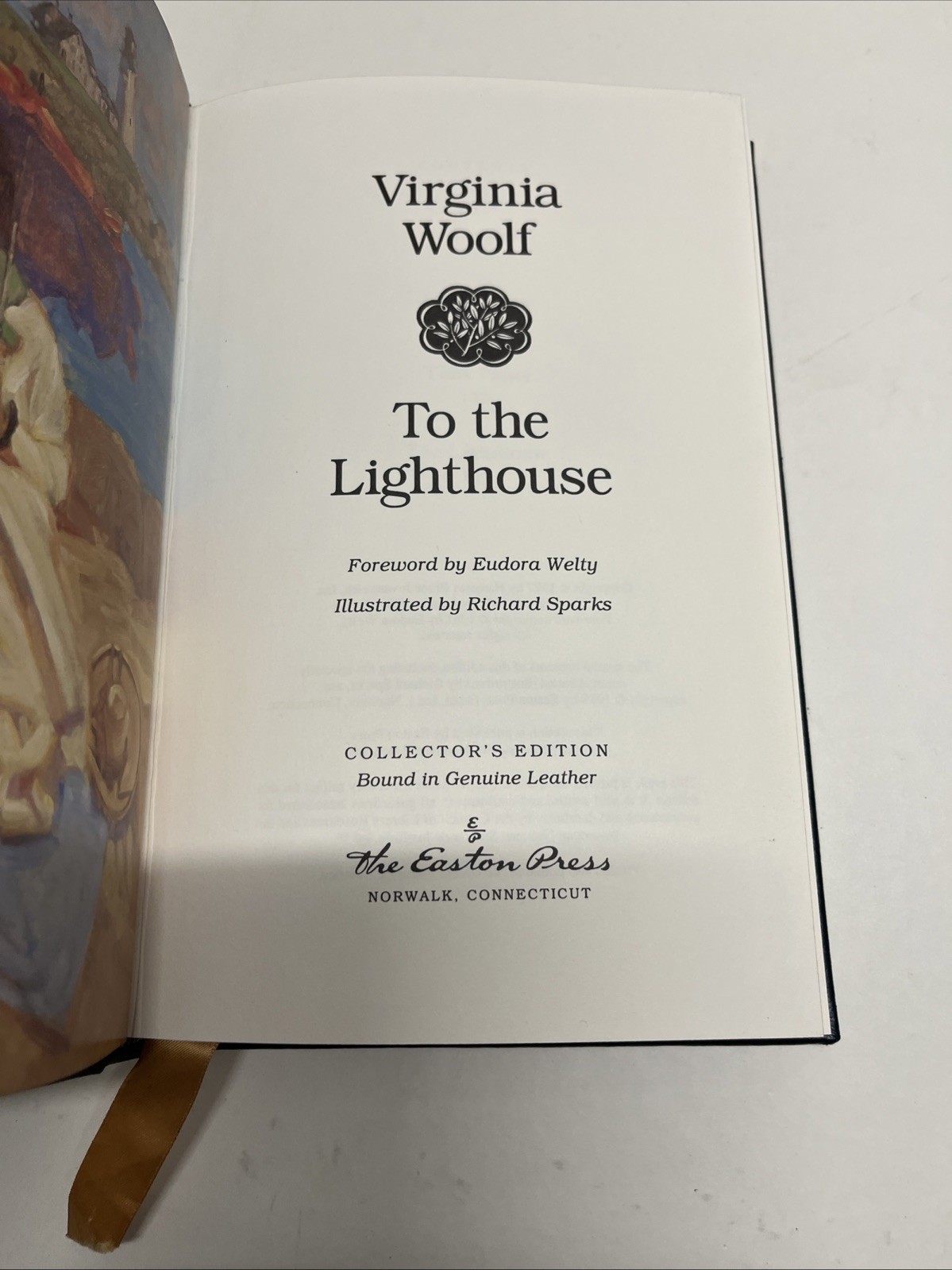 EASTON PRESS: To The Lighthouse: Collector’s Ed Virginia Woolf – 1999 Leather HC