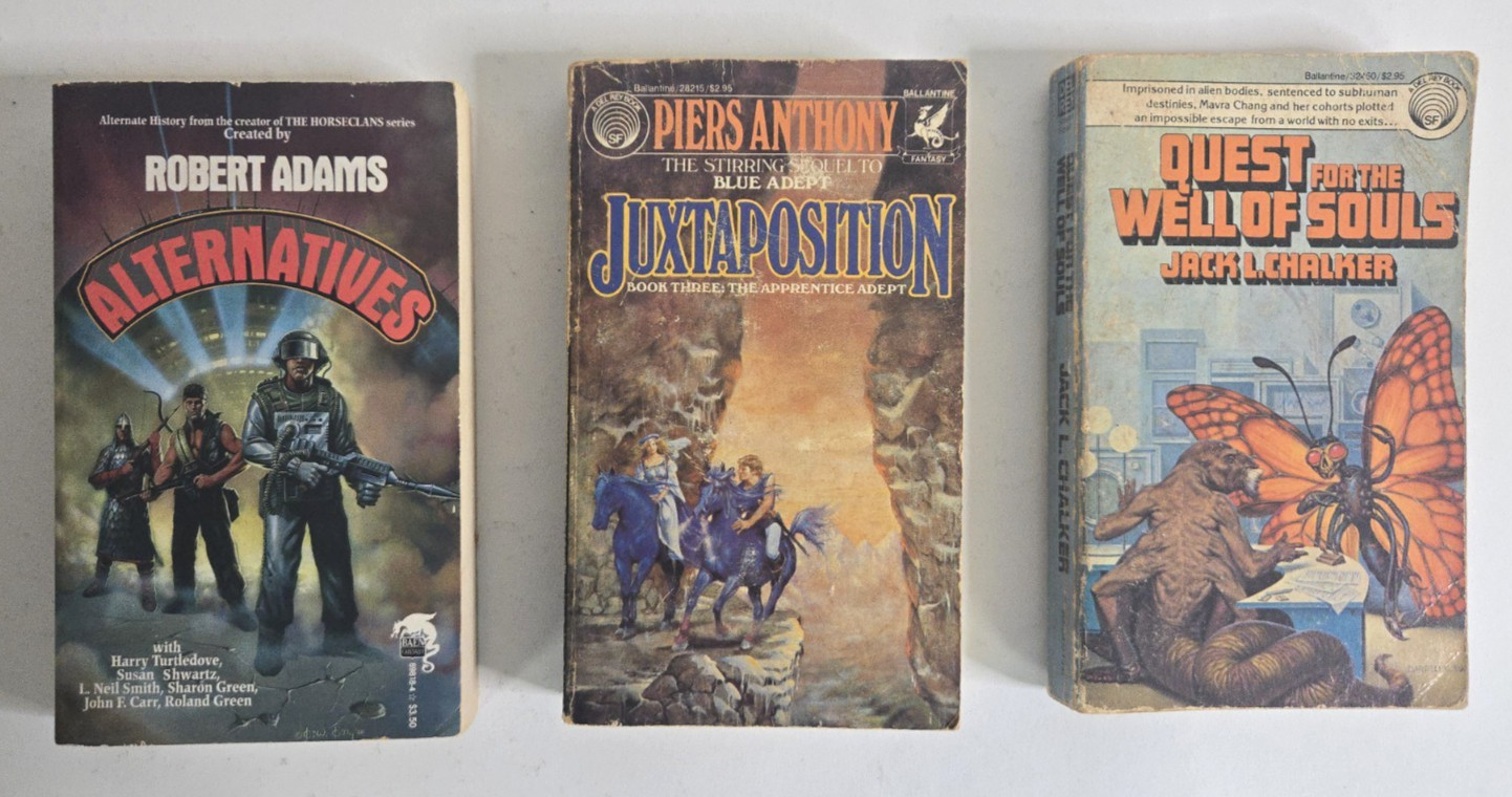 Lot of 29 Sci-Fi / Fantasy Mass Market Paperback Books