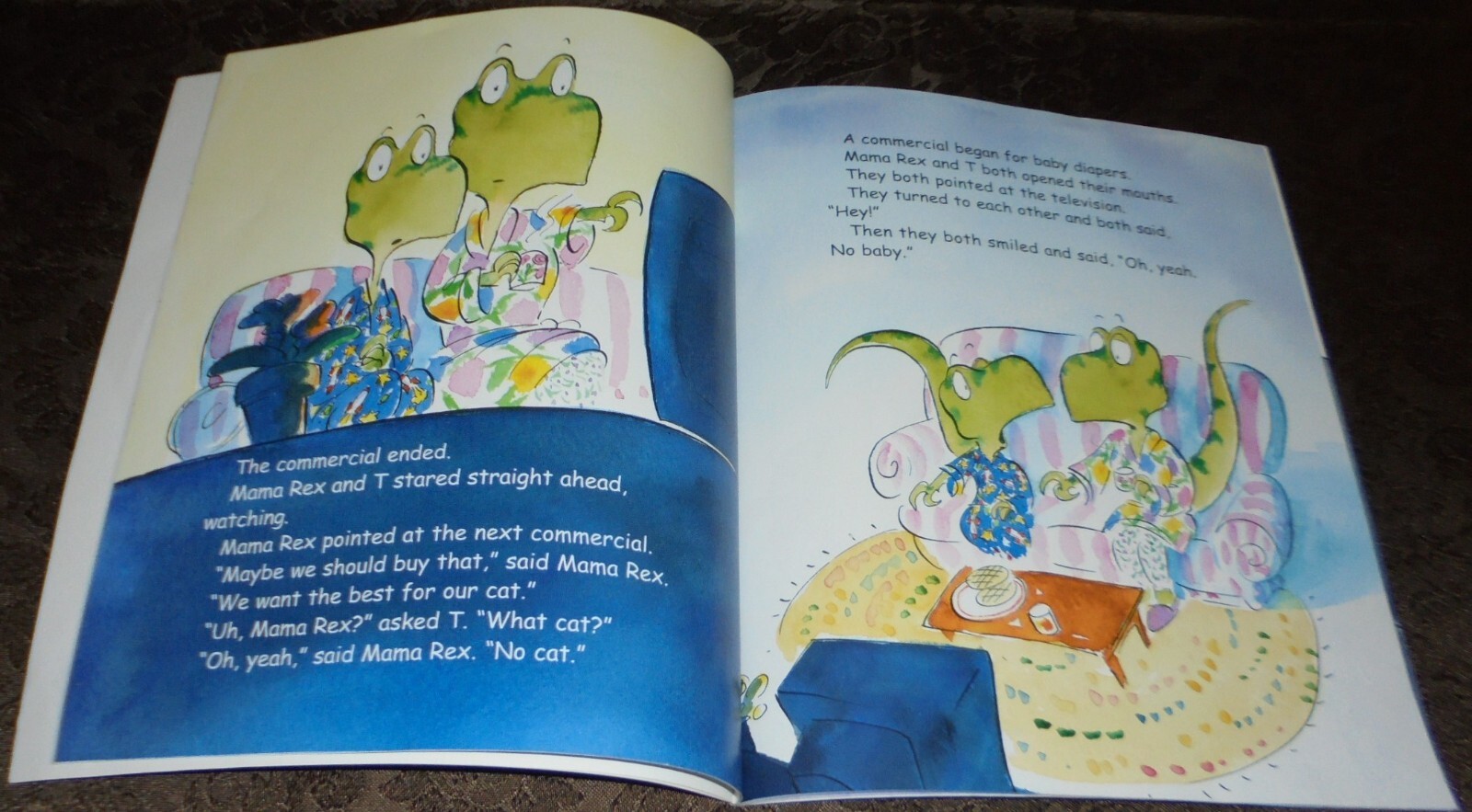MAMA REX AND T TURN OFF THE TV BOOK BY RACHEL VAIL 19CM X 23CM 2002
