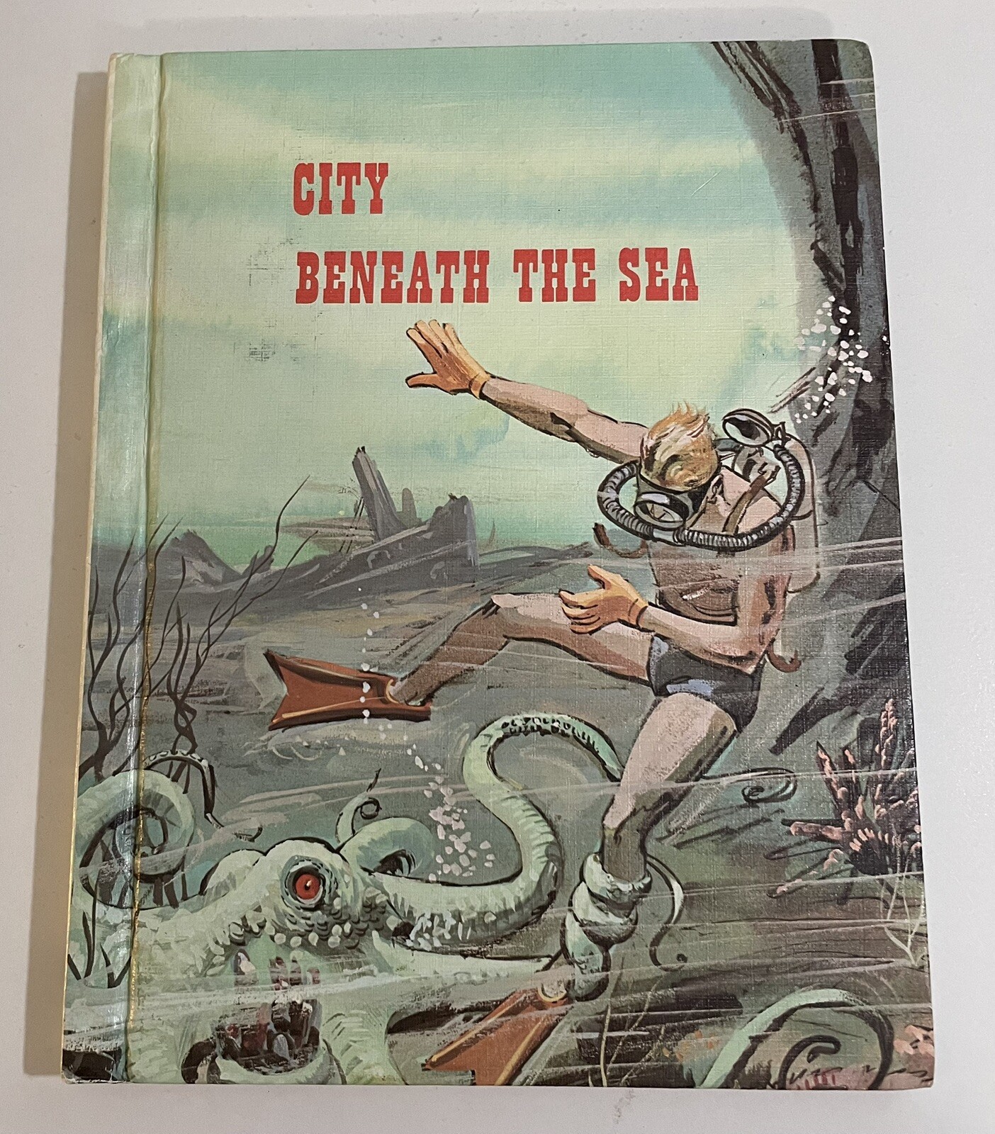 City Beneath the Sea Book Henry Bamman Robert 1975 World Of Adventure Series