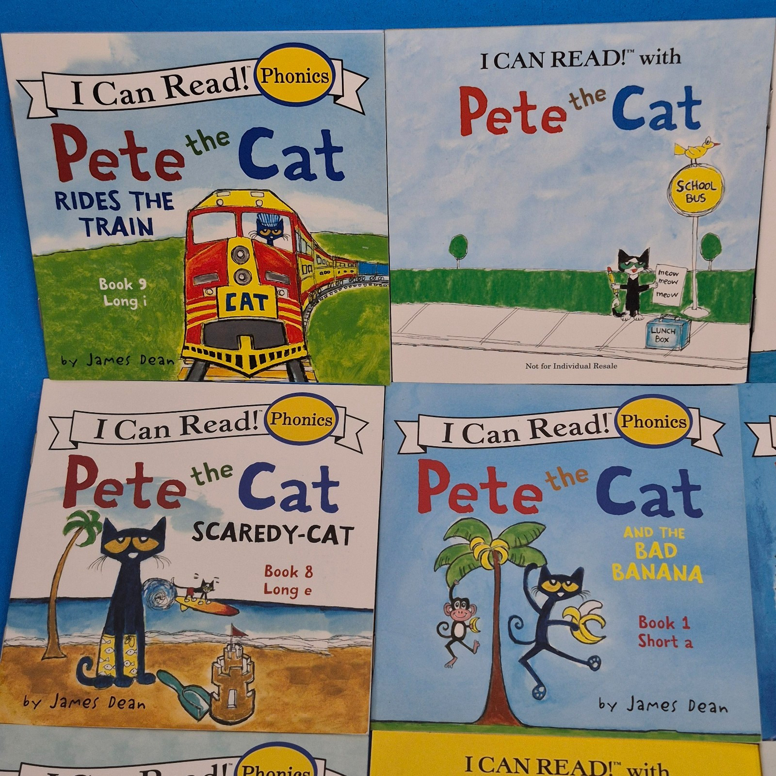 Pete the Cat I Can Read Phonics Kids Books Lot 10