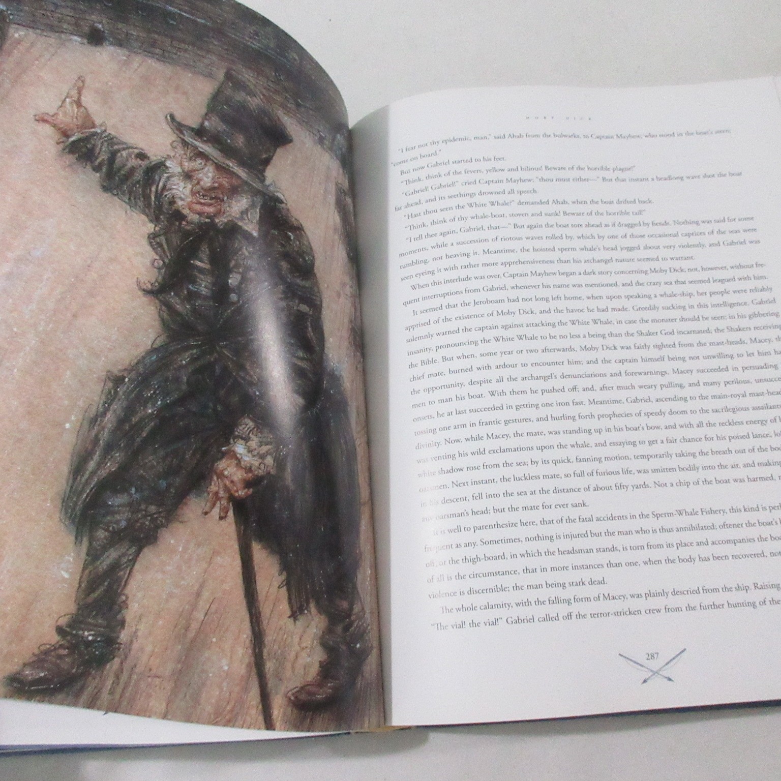 Moby Dick The Illustrated Novel Herman Melville Anton Lomaev Hardcover 2018
