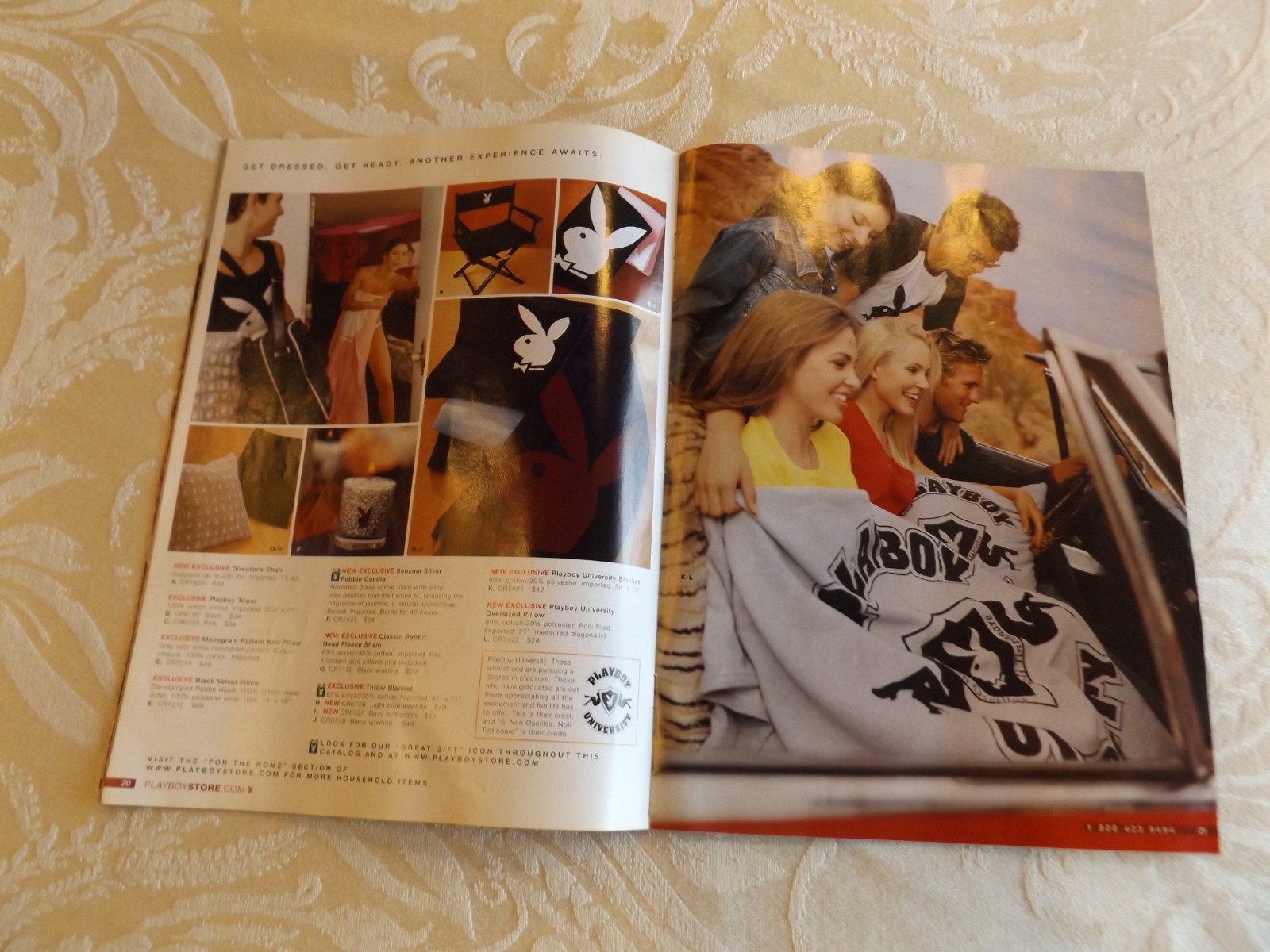25 YEAR OLD PLAYBOY MAGAZINE CATALOG 🔥 HOLIDAY 2001 🔥