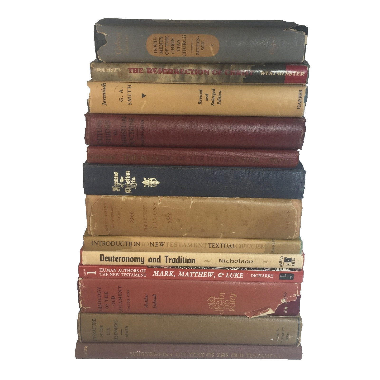 Religious Christianity Spiritual Religion Book Lot of 13 Books Vintage