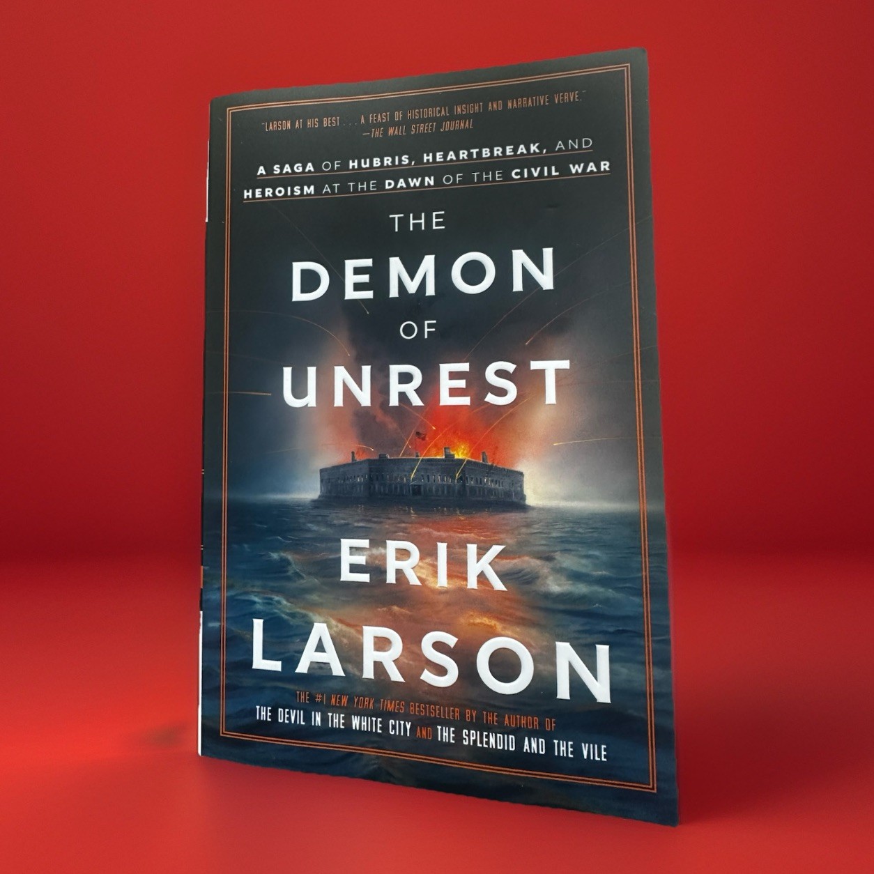 Signed The Demon of Unrest Paperback by Erik Larson Civil War History
