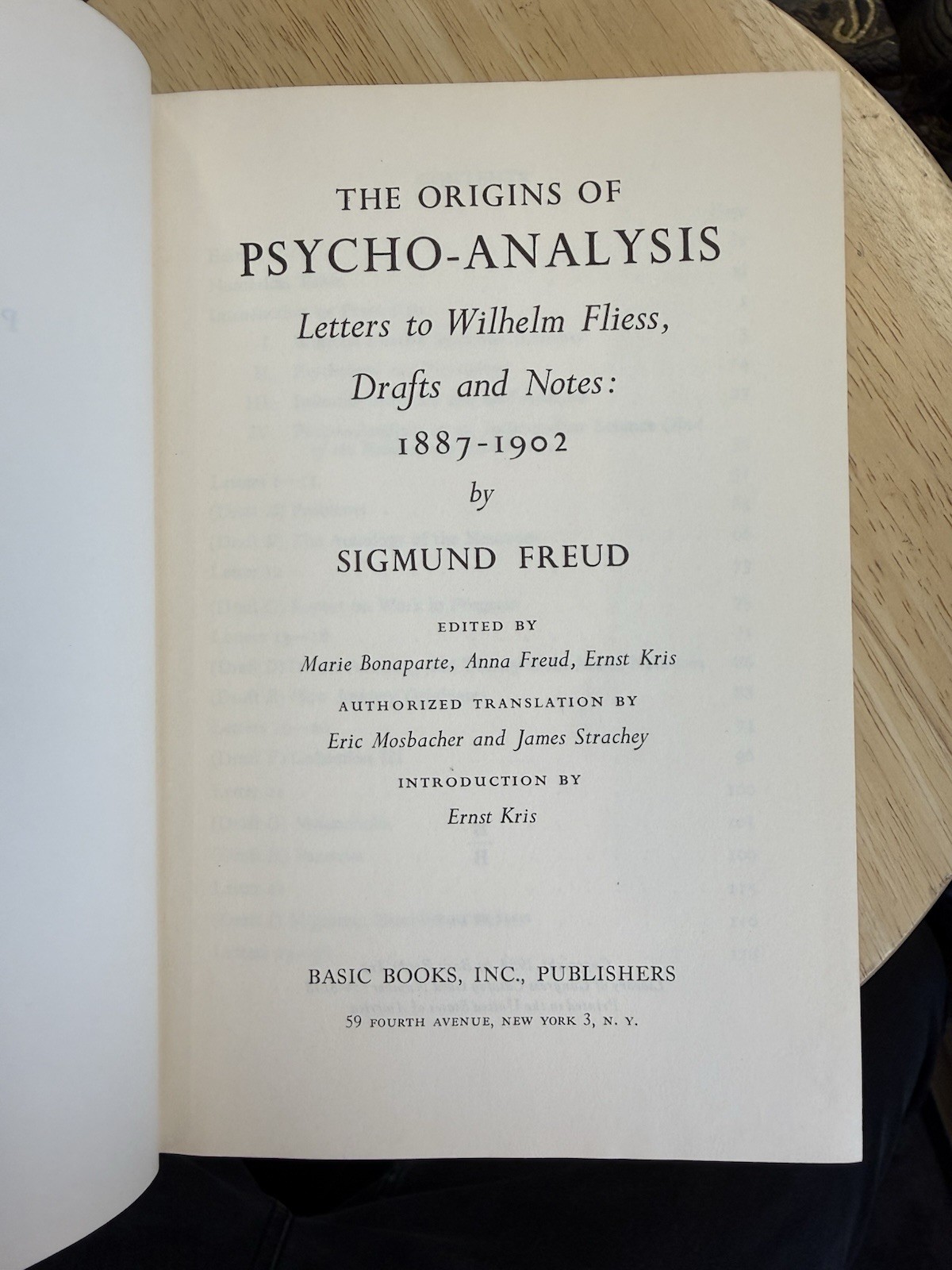 Sigmund Freud’s Letters: Origins of Psychoanalysis 1954 First Edition HC + DJ