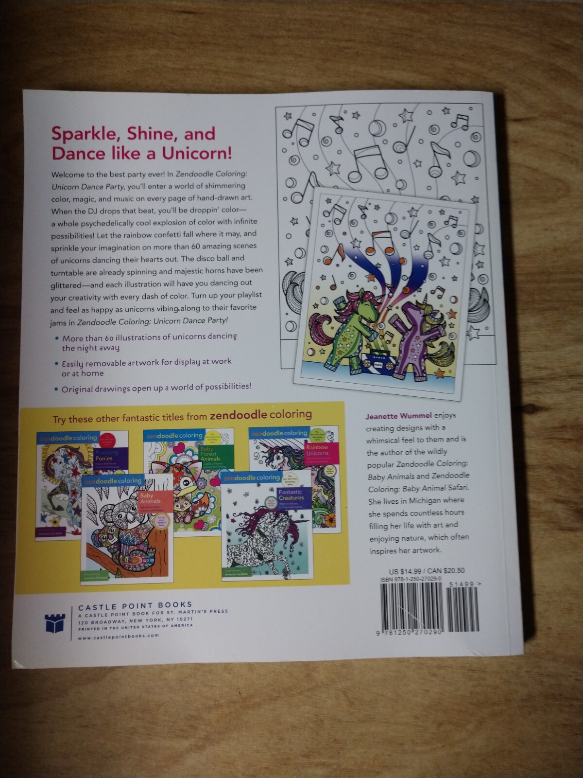 Zendoodle Coloring: Unicorn Dance Party: Fantastic Fun To Color & Display