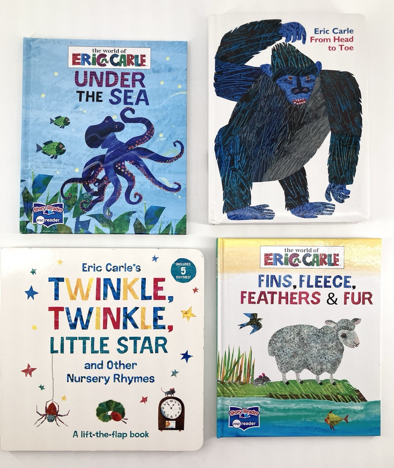 Eric Carle 8 HC Book Lot Very Hungry Caterpillar & Brown Bear What Do You See