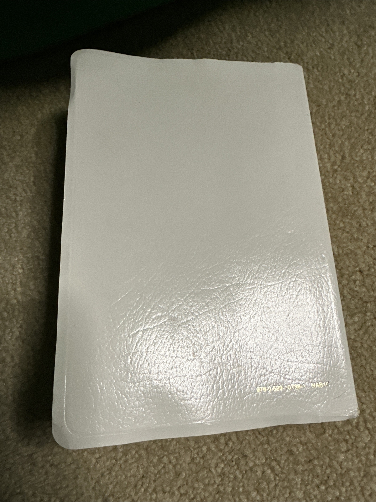 The New American Bible Catholic World Press w/ Tabs 1997 Ivory Faux Leather