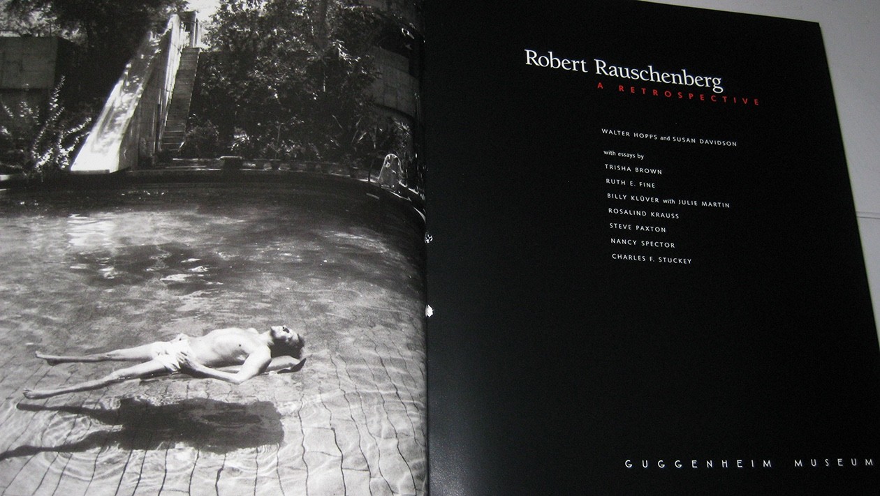 ROBERT RAUSCHENBERG: A Retrospective, hardback book, dust jacket, mint condition