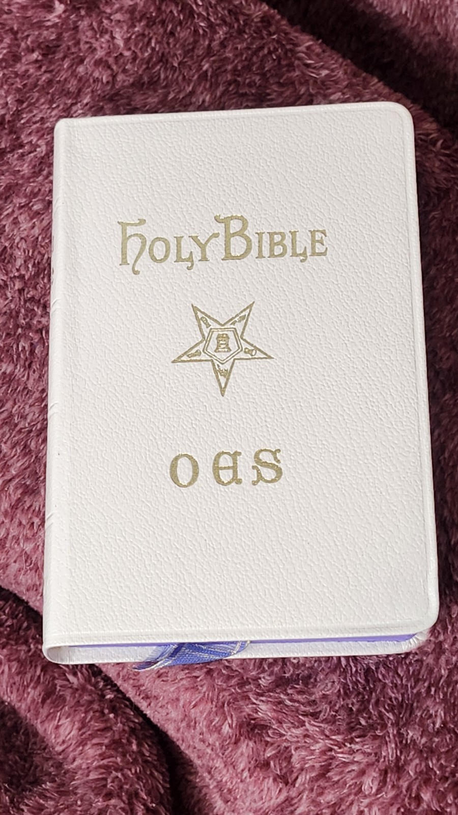 HOLY BIBLE * OES – Holman Edition KJV 5.5″x3.5″ – Eastern Star