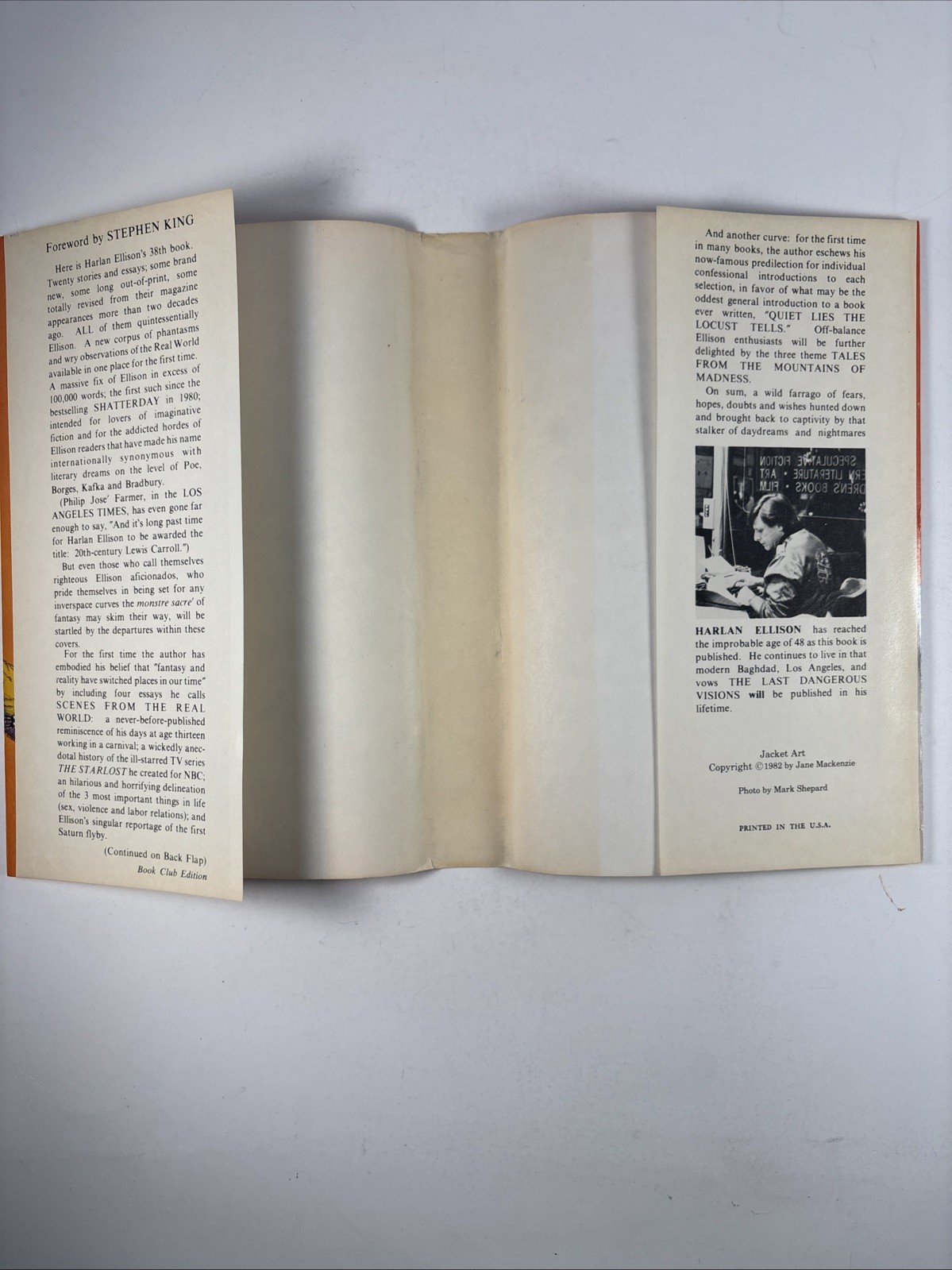 Stalking The Nightmare by Harlan Ellison – 1982 1st Phantasia Press Hardcover DJ