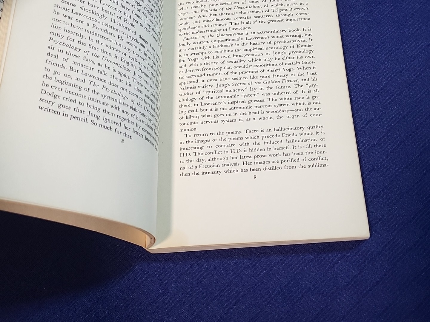 Lawrence : Selected Poems by David Herbert Lawrence – 1959 Trade Paperback