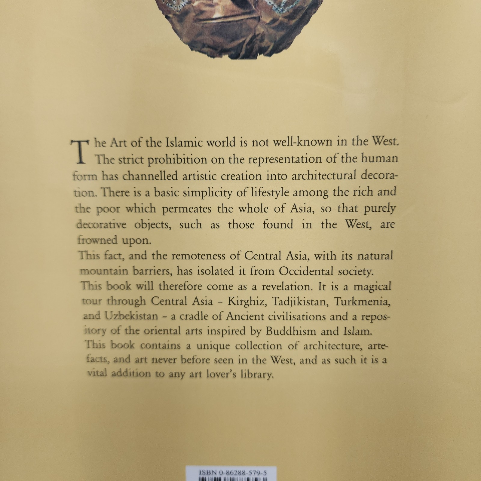 Central Asian Art HC with Dustjacket