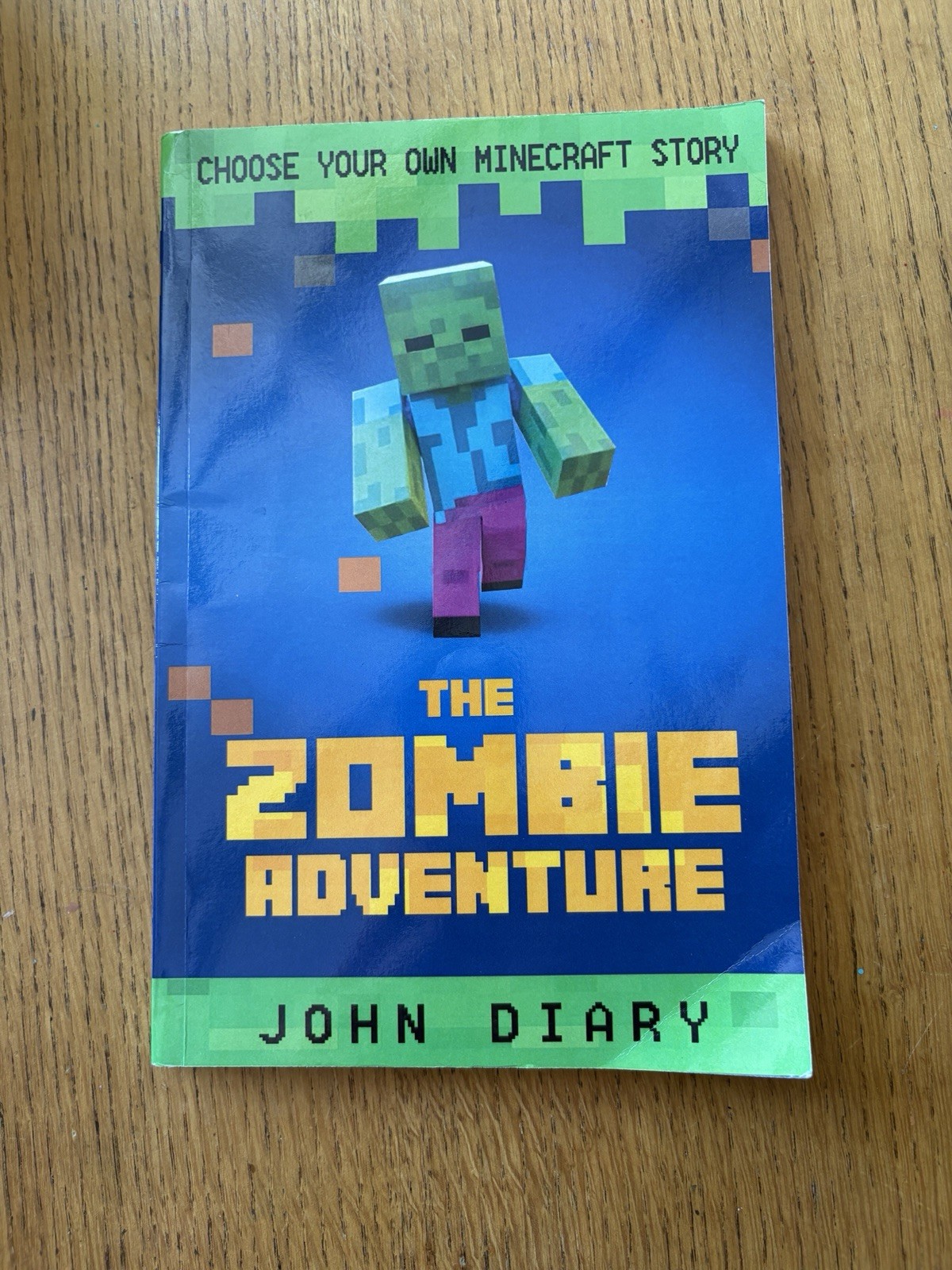 The Zombie Adventure: Choose Your Own Minecraft Story by John Diary, Paperback